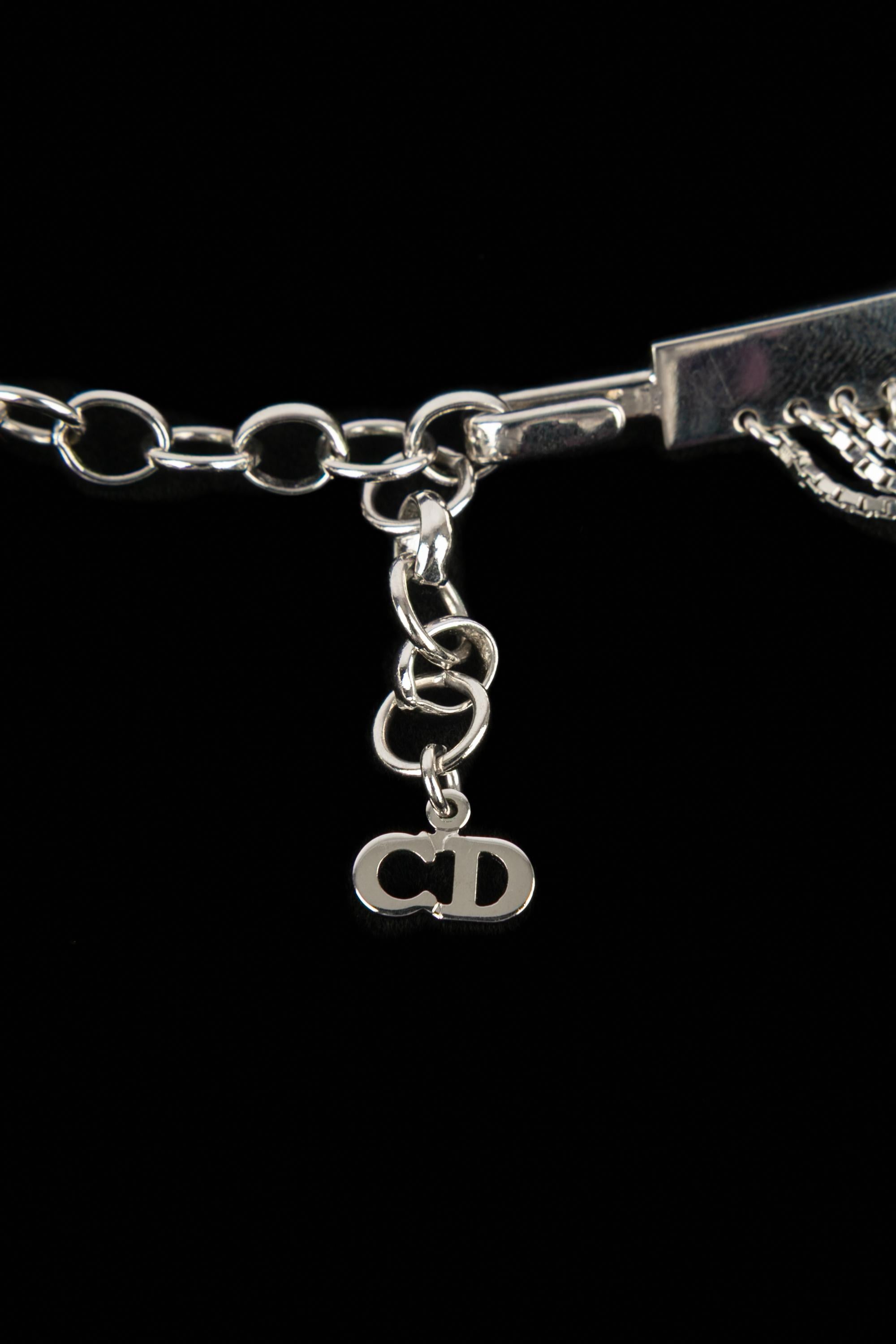 Cintura argentata Christian Dior in vendita 3