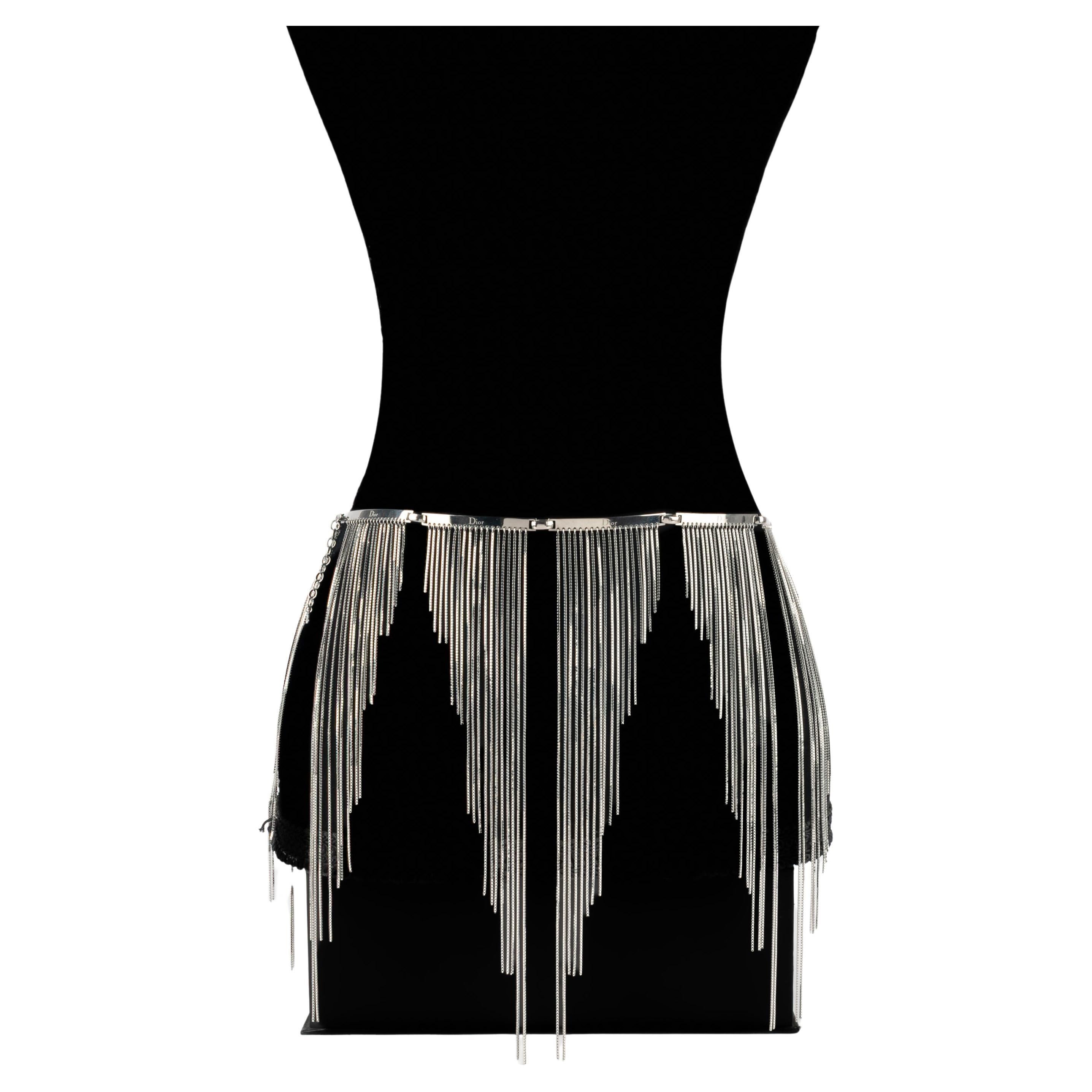 Cintura argentata Christian Dior in vendita