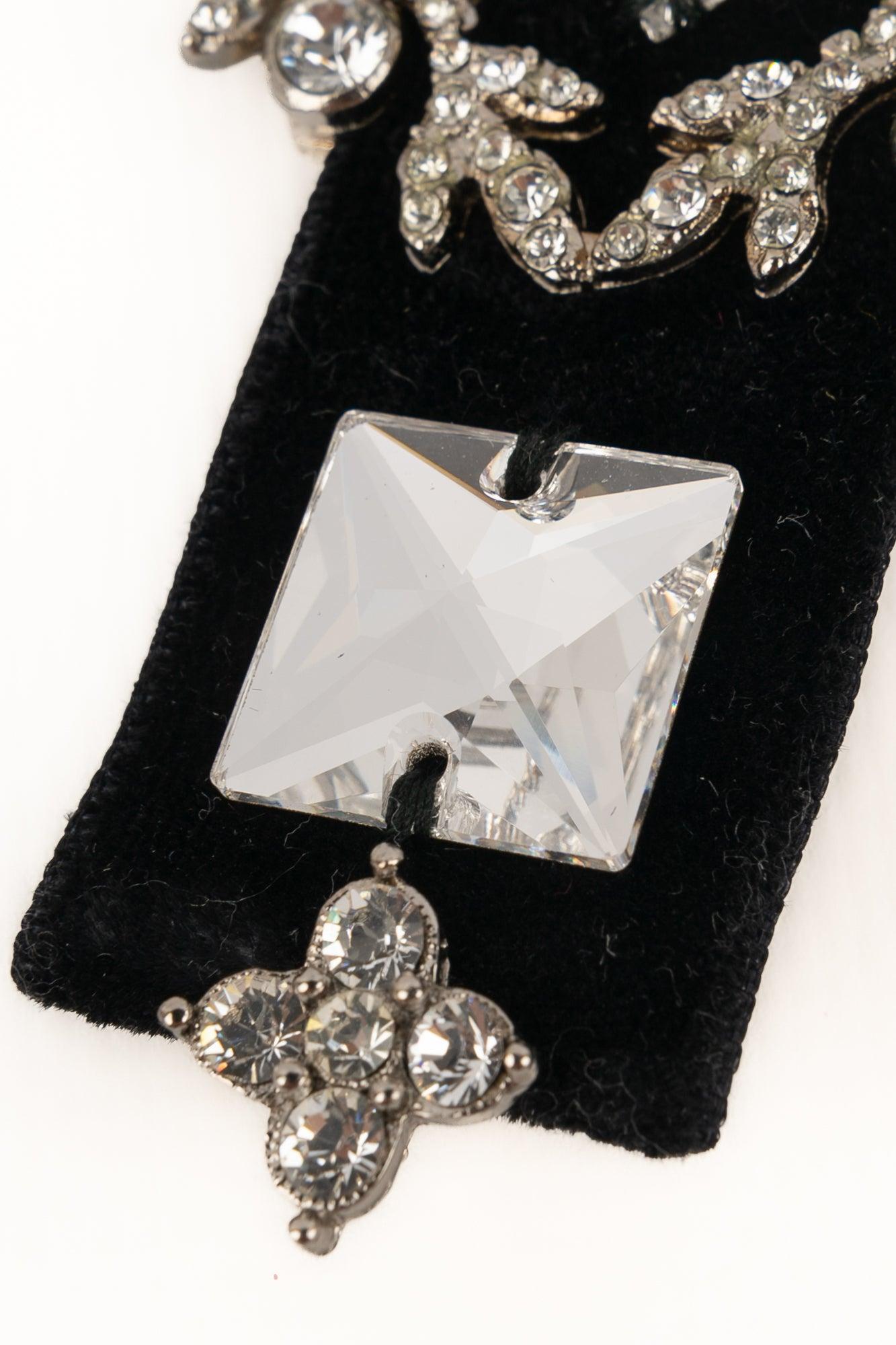 Women's Christian Dior Silvery Metal Brooch, 2000 For Sale