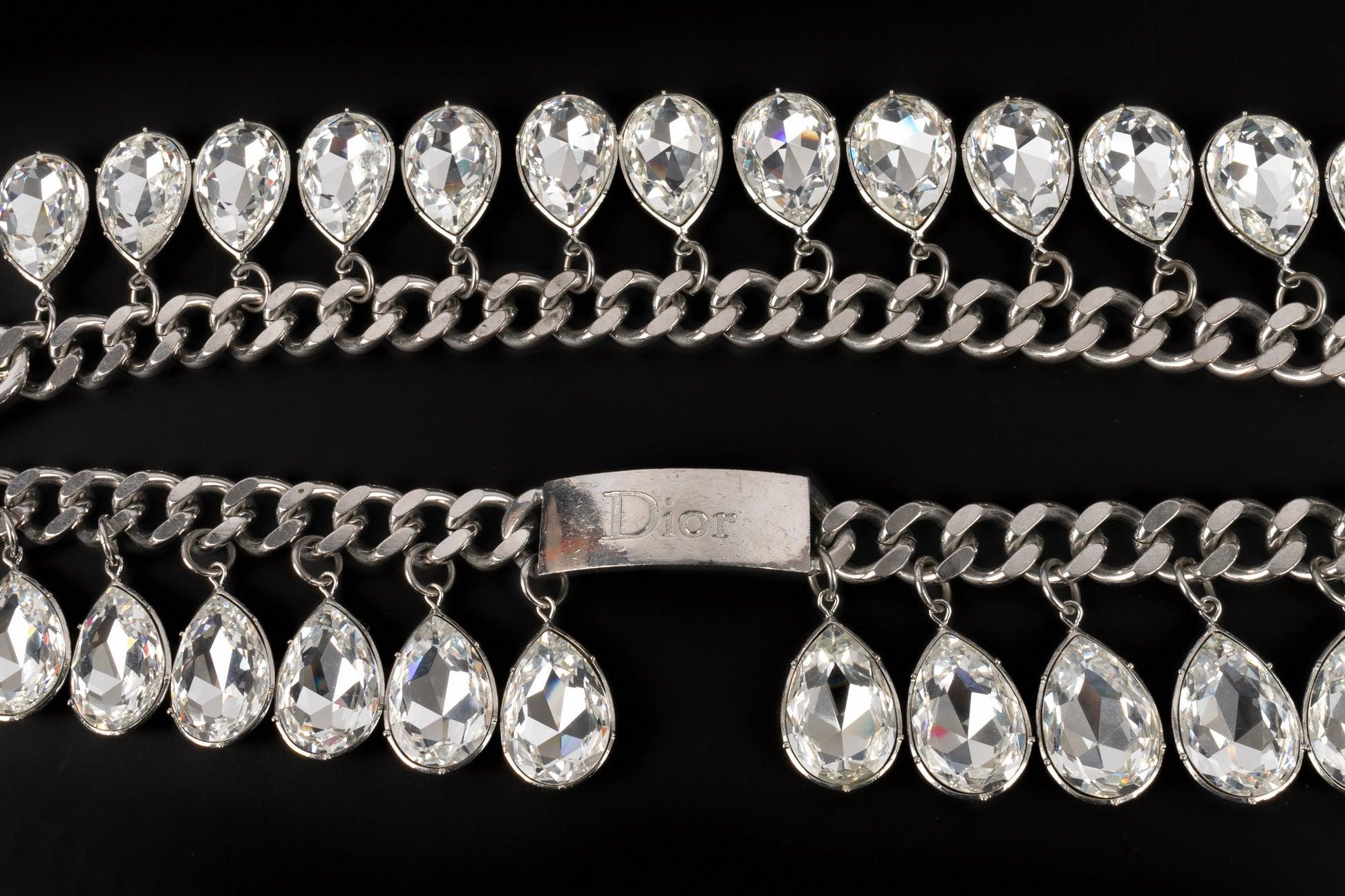 Christian Dior Silvery Metal Chain Belt, 2004 1