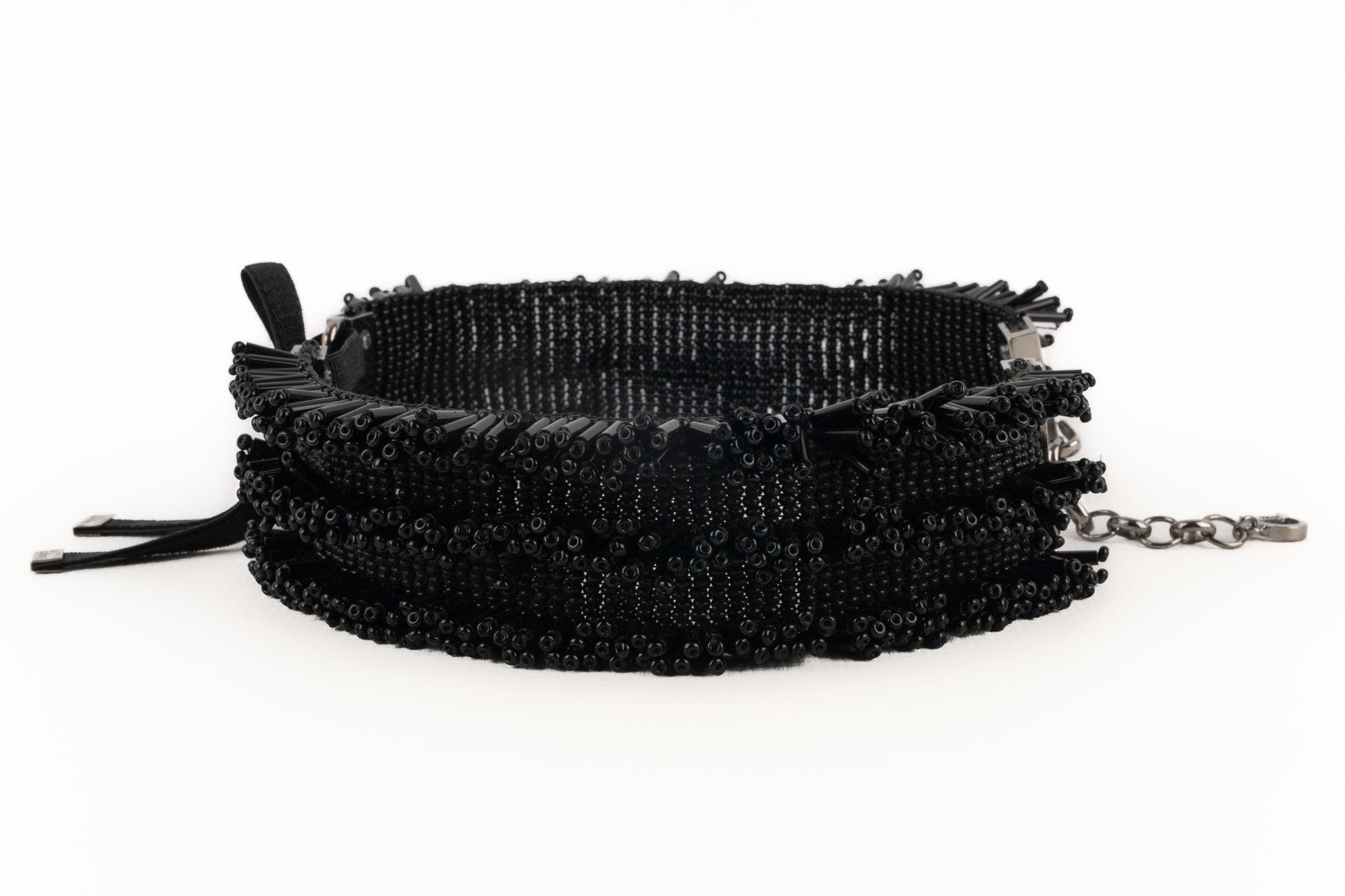 Collana girocollo in metallo argentato Christian Dior in vendita 1