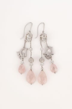 Christian Dior Silvery Metal Earrings