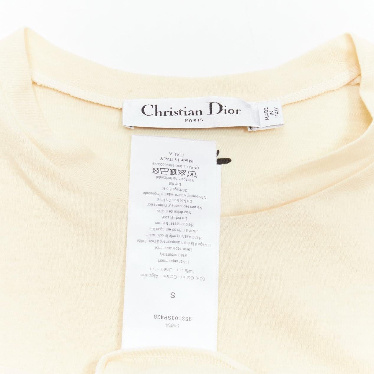 CHRISTIAN DIOR Sisterhood is Powerful Robin Morgan Feminism cotton tshirt S For Sale 3