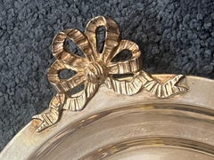 Christian Dior Siver Plated Ribbon Tray
