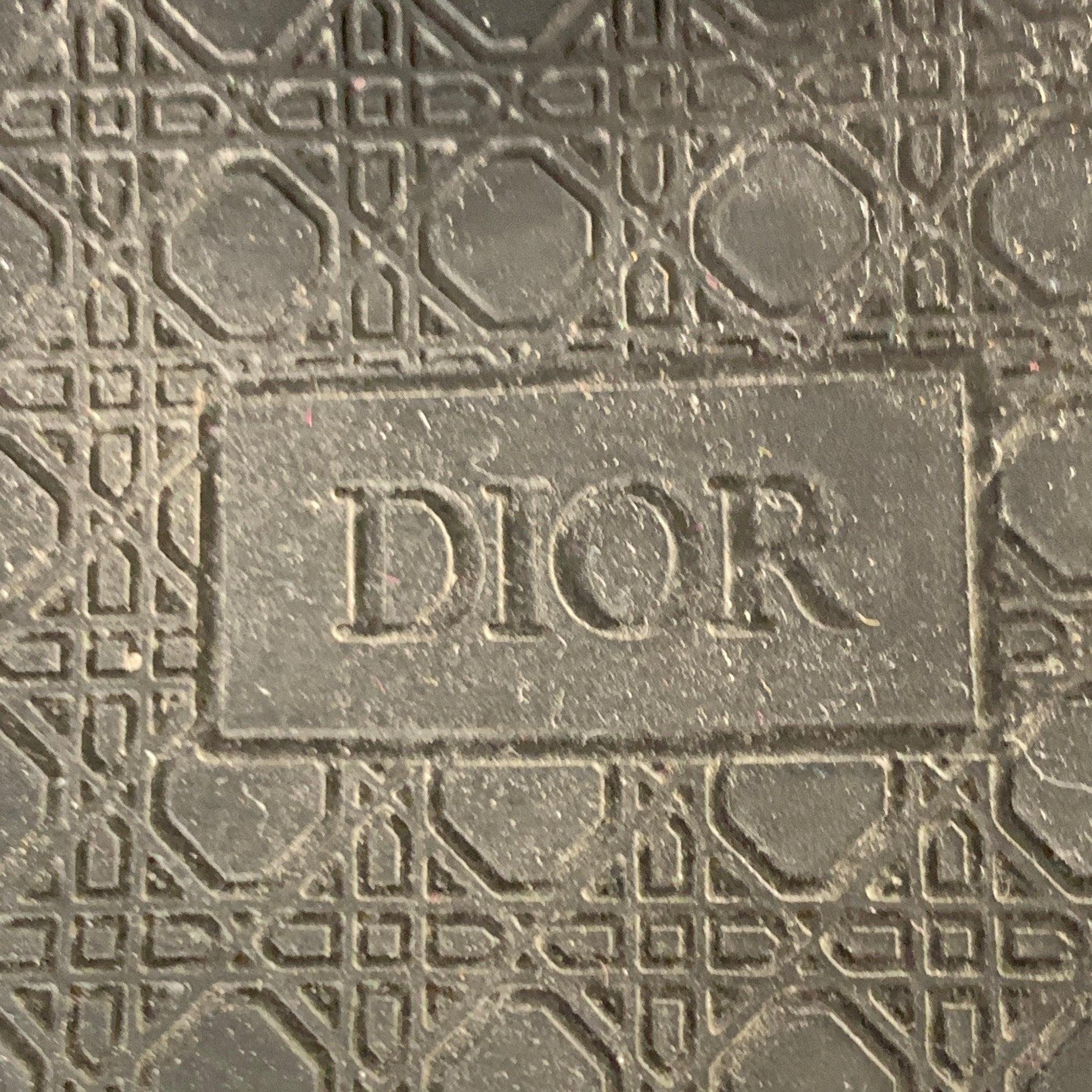 CHRISTIAN DIOR Größe 11 Schwarze Sandalen mit Monogramm und Nylonriemen im Angebot 3