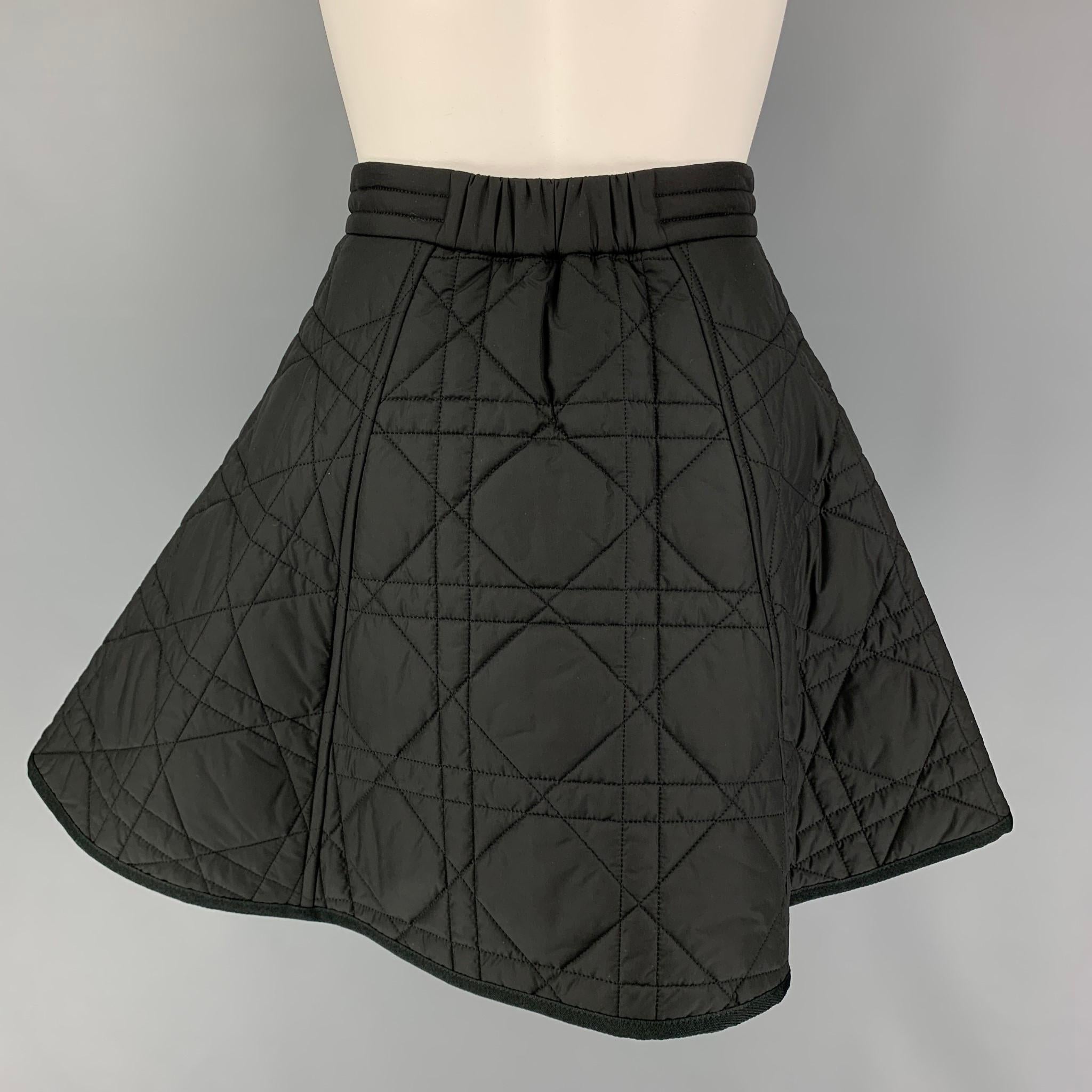 dior quilted skirt