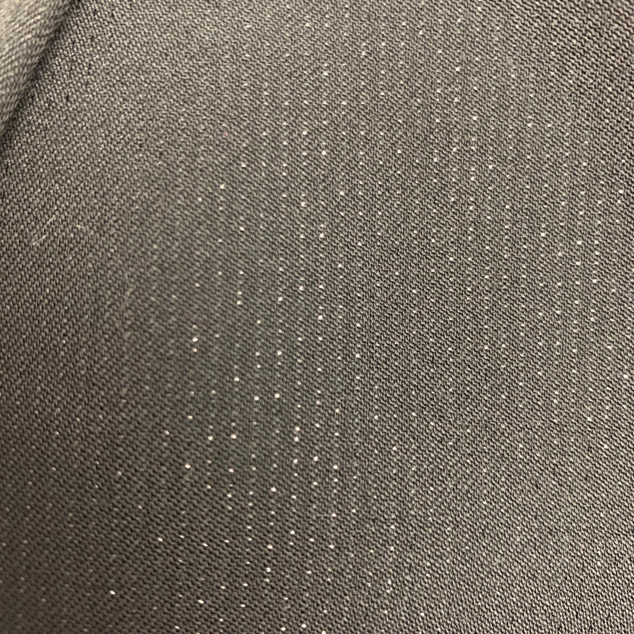CHRISTIAN DIOR Größe 36 Schwarz Silber schimmernder Anzug aus Polyestermischung im Zustand „Hervorragend“ im Angebot in San Francisco, CA