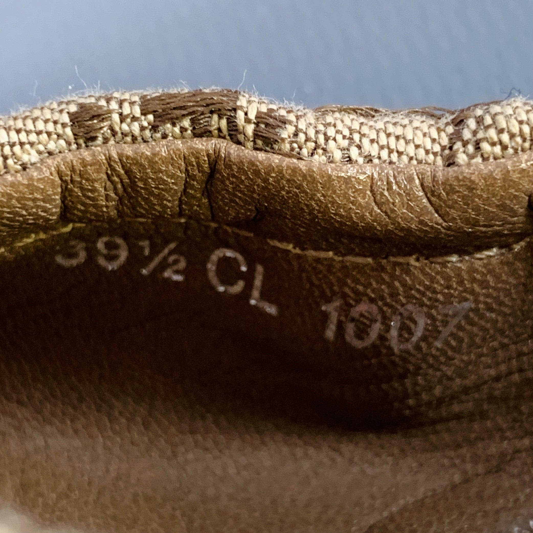CHRISTIAN DIOR Size 9.5 Tan Brown Canvas Oblique Monogram Slip On Bow Flats For Sale 5