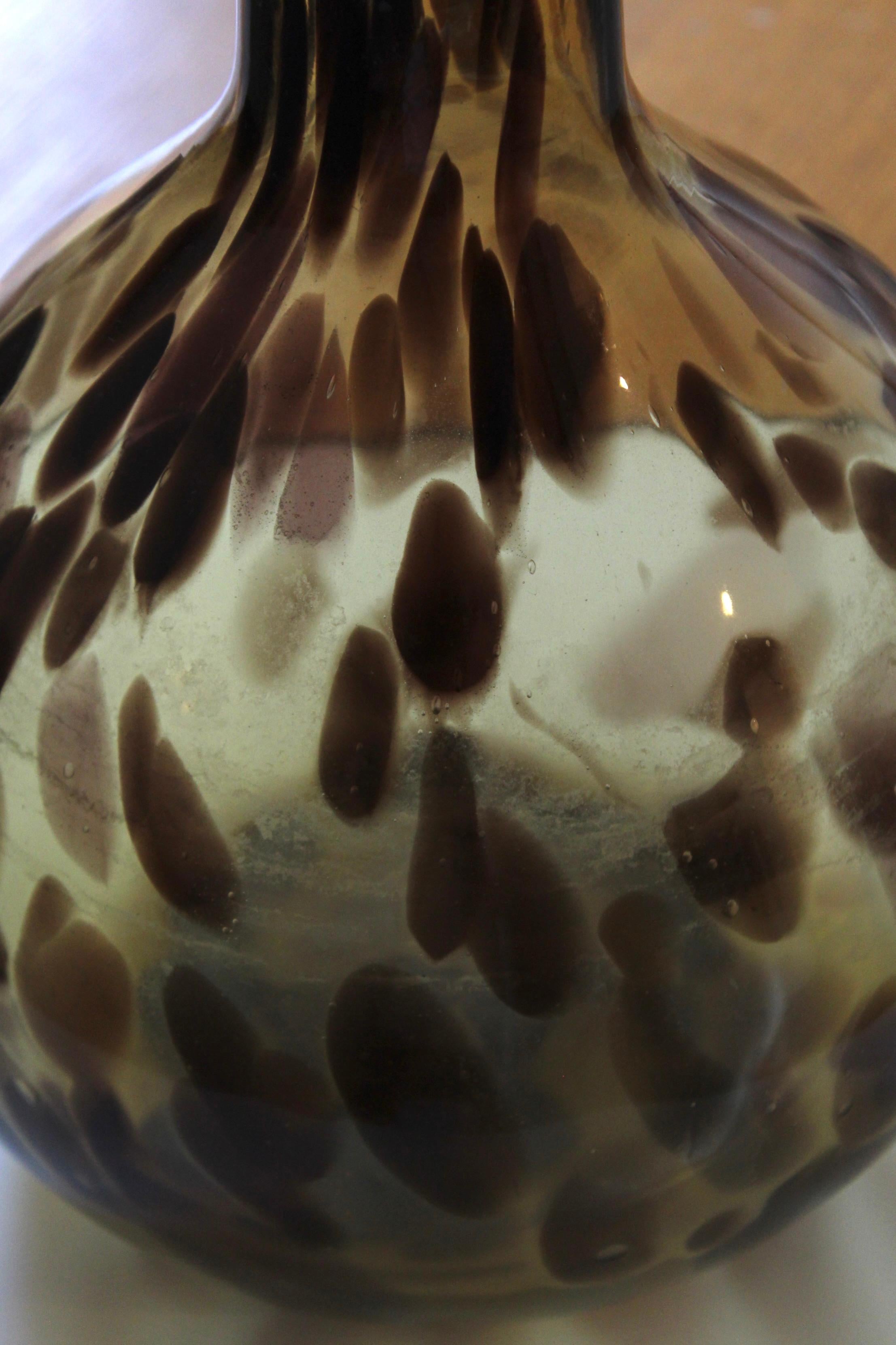 leopard print vase