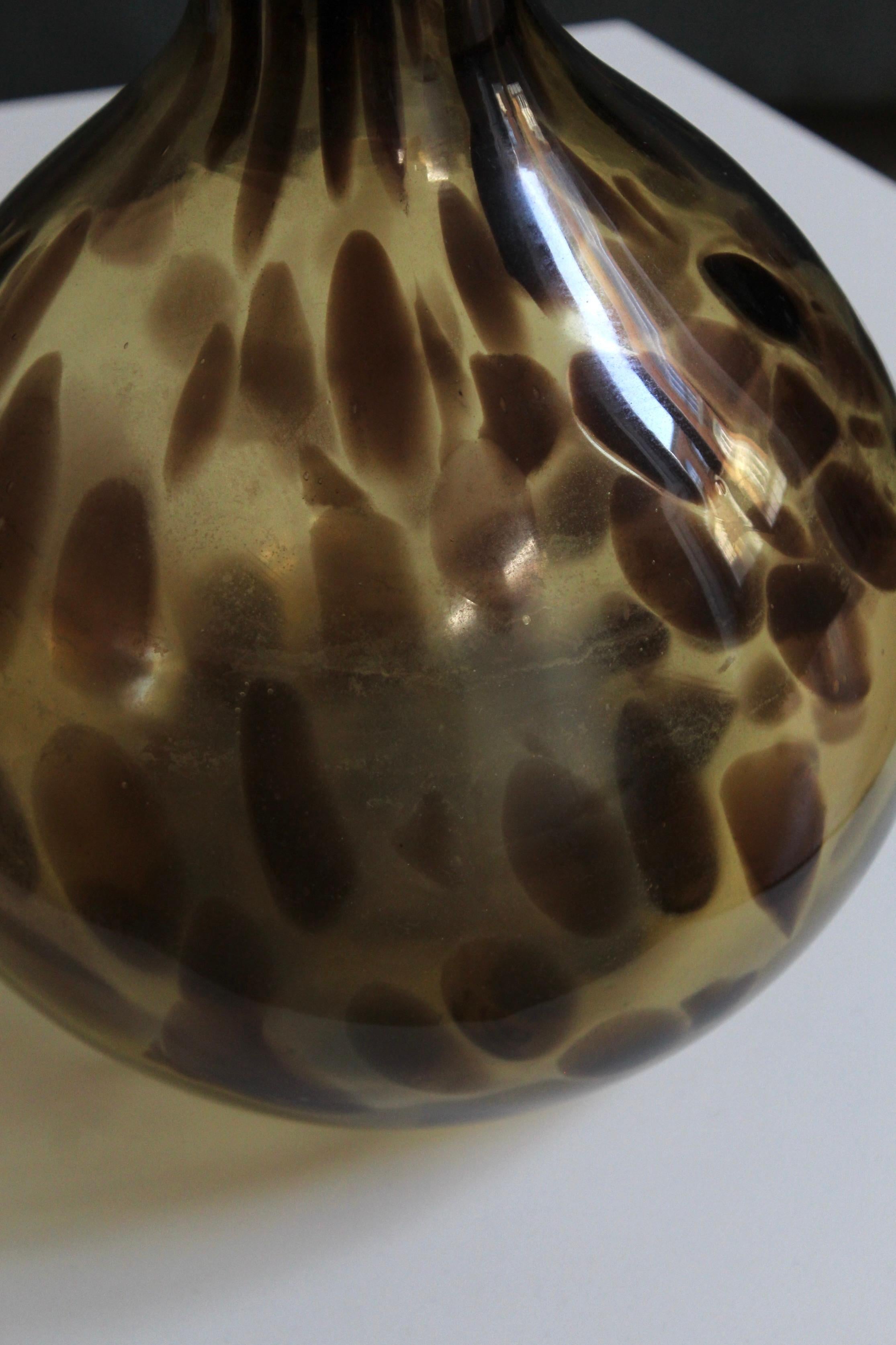 leopard print vase