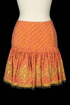 Christian Dior skirt 'A trip to Peru' by John Galliano Winter 2002