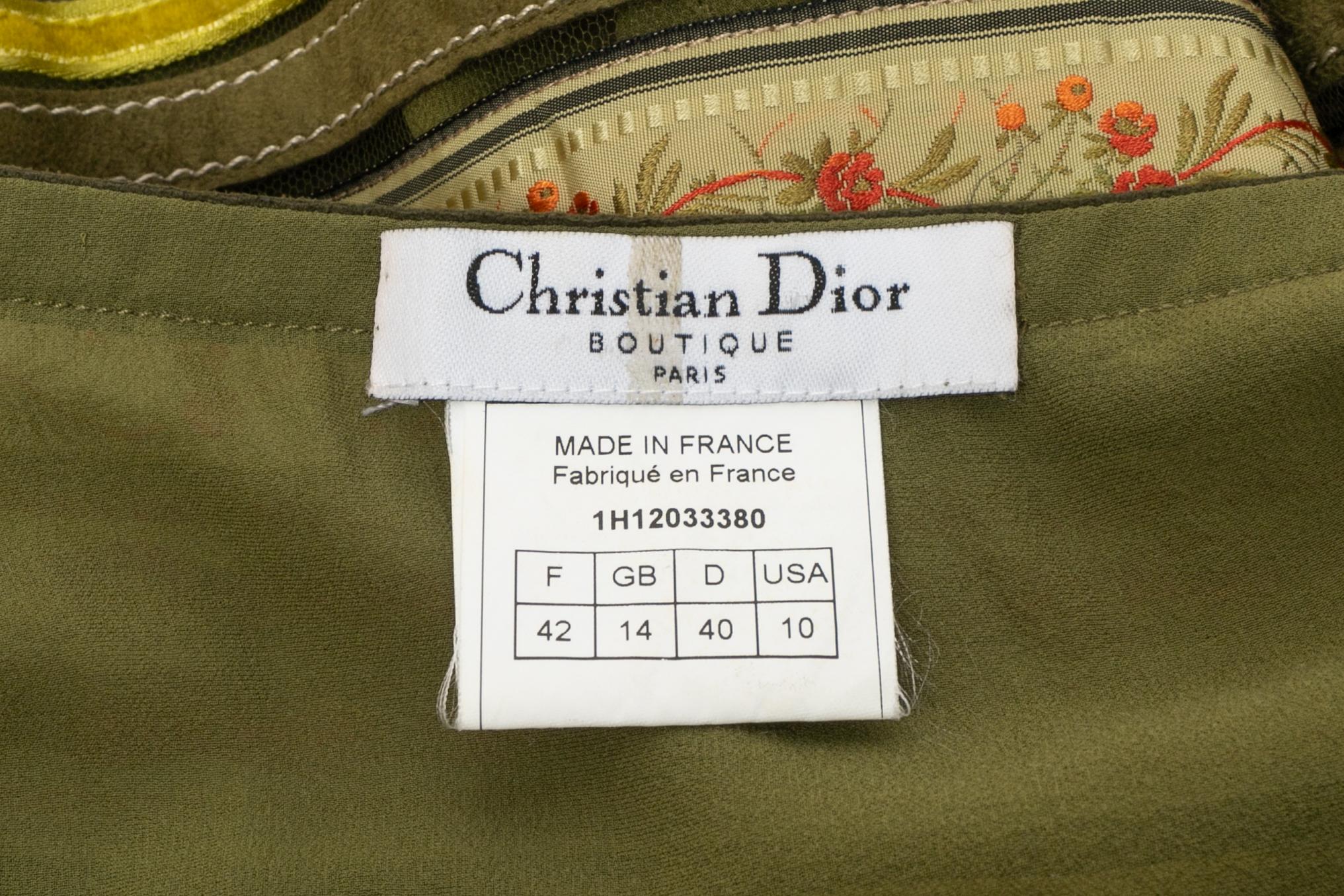 Falda Christian Dior Invierno 2001 en venta 4