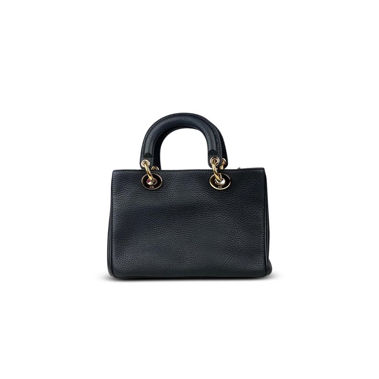 Christian Dior Small Black Diorissimo Crossbody Bag at 1stDibs