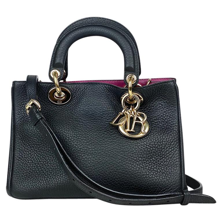 Christian Dior Small Black Diorissimo Crossbody Bag