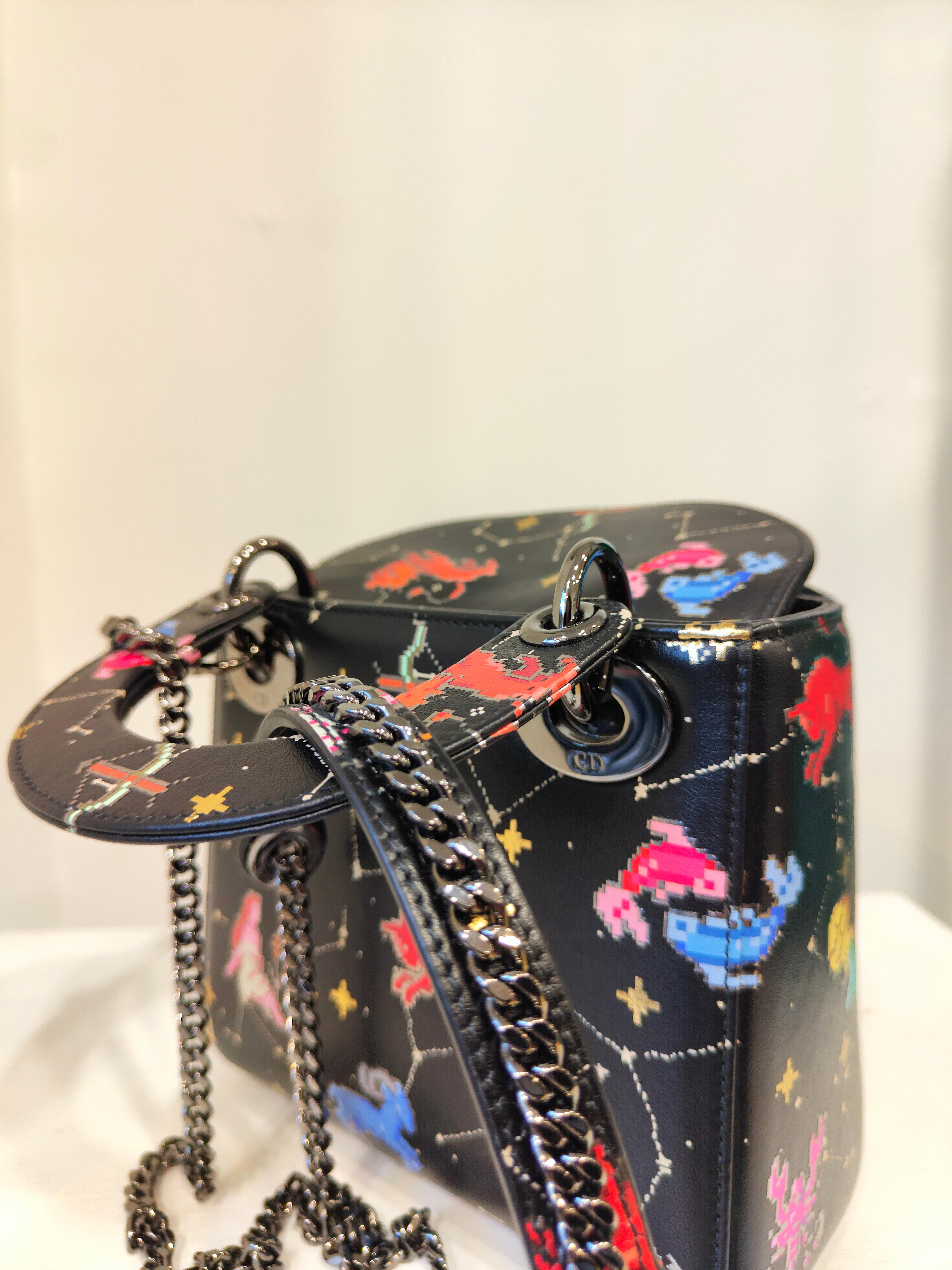 Black Christian Dior Small lady Dior limited edition