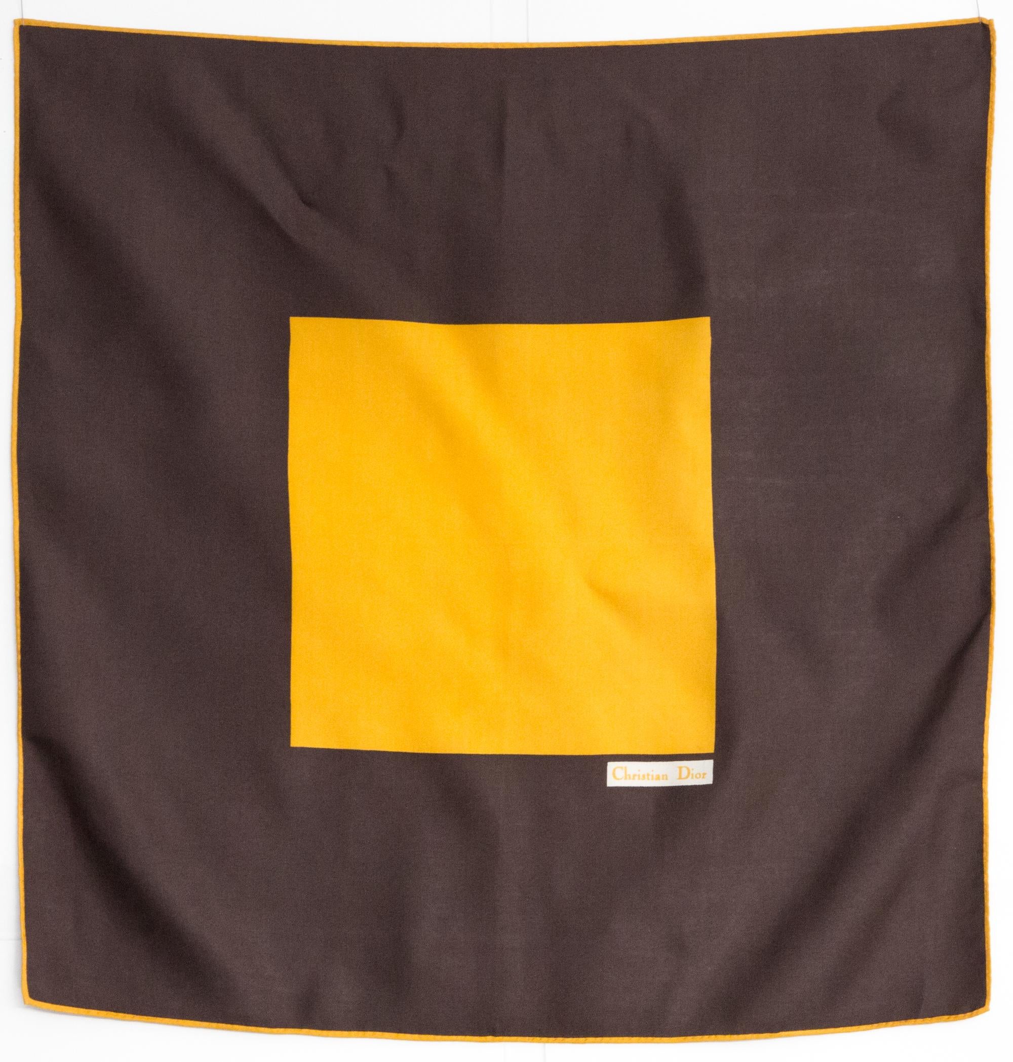 Christian Dior Small Silk Scarf For Sale 2