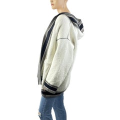 Christian Dior-Small- Terry Cloth Open Hoodie