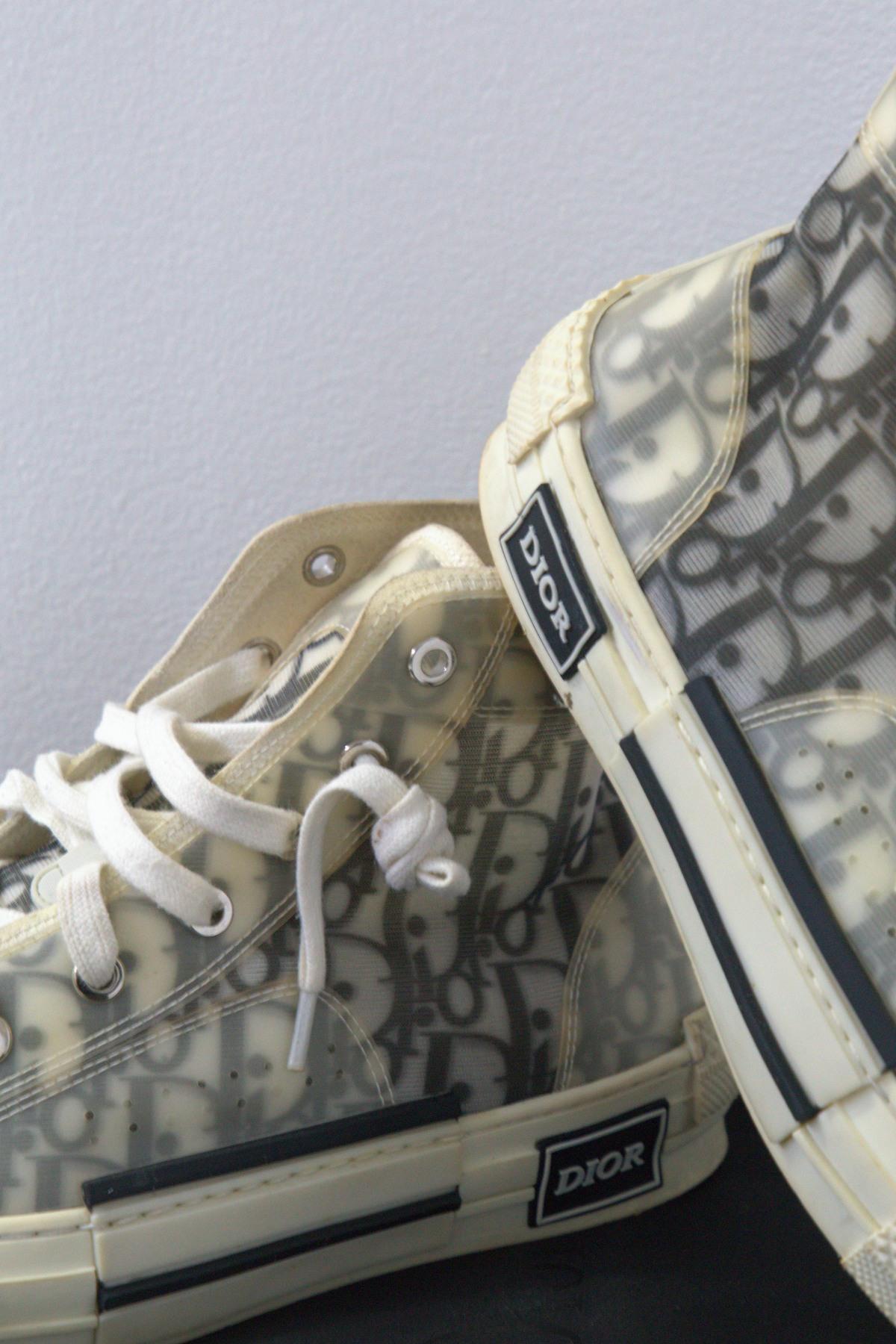 Christian Dior Sneaker B23 high White In Good Condition For Sale In Milano, IT