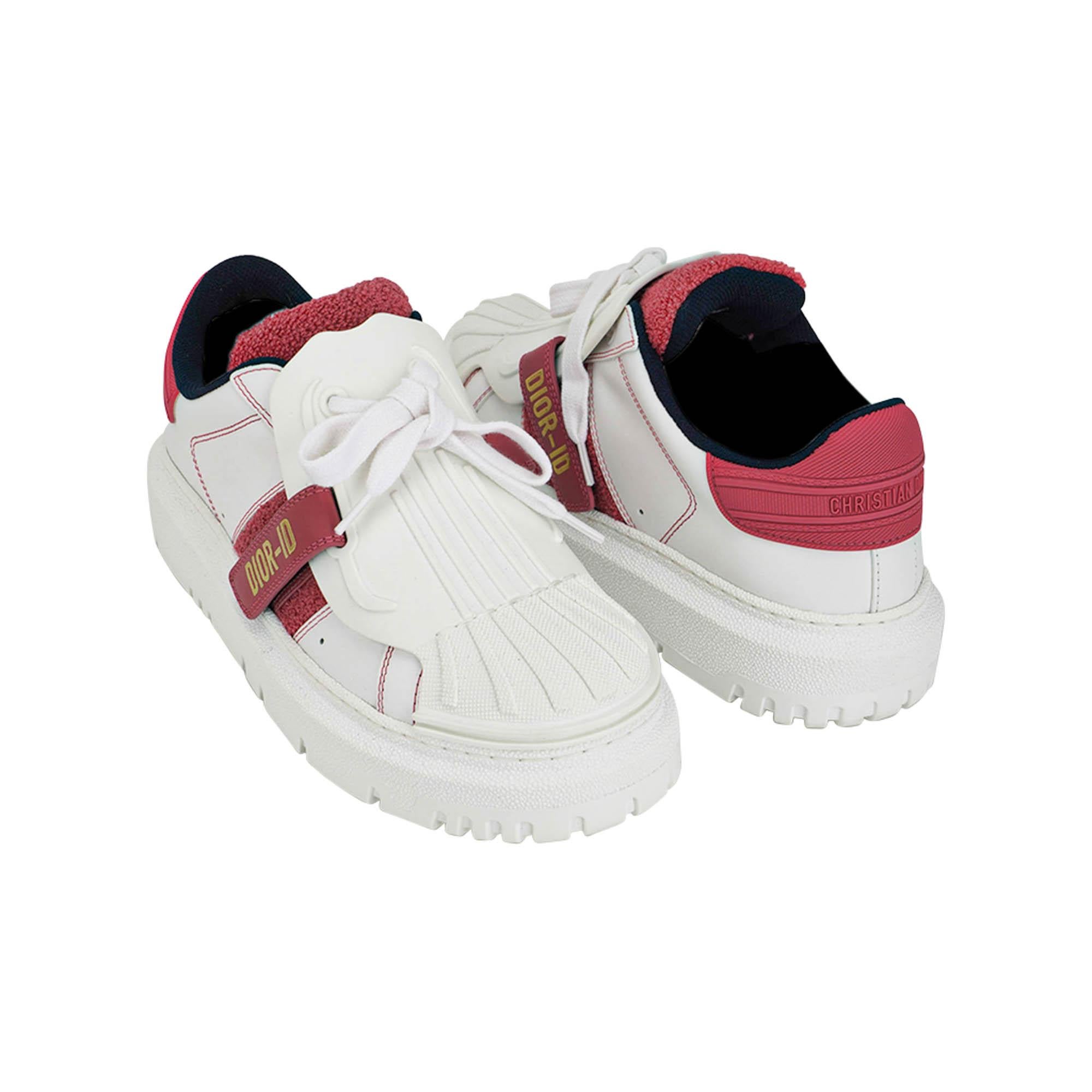 De las mujeres Christian Dior Zapatilla Dior-ID Blanco y Framboise 37,5 en venta