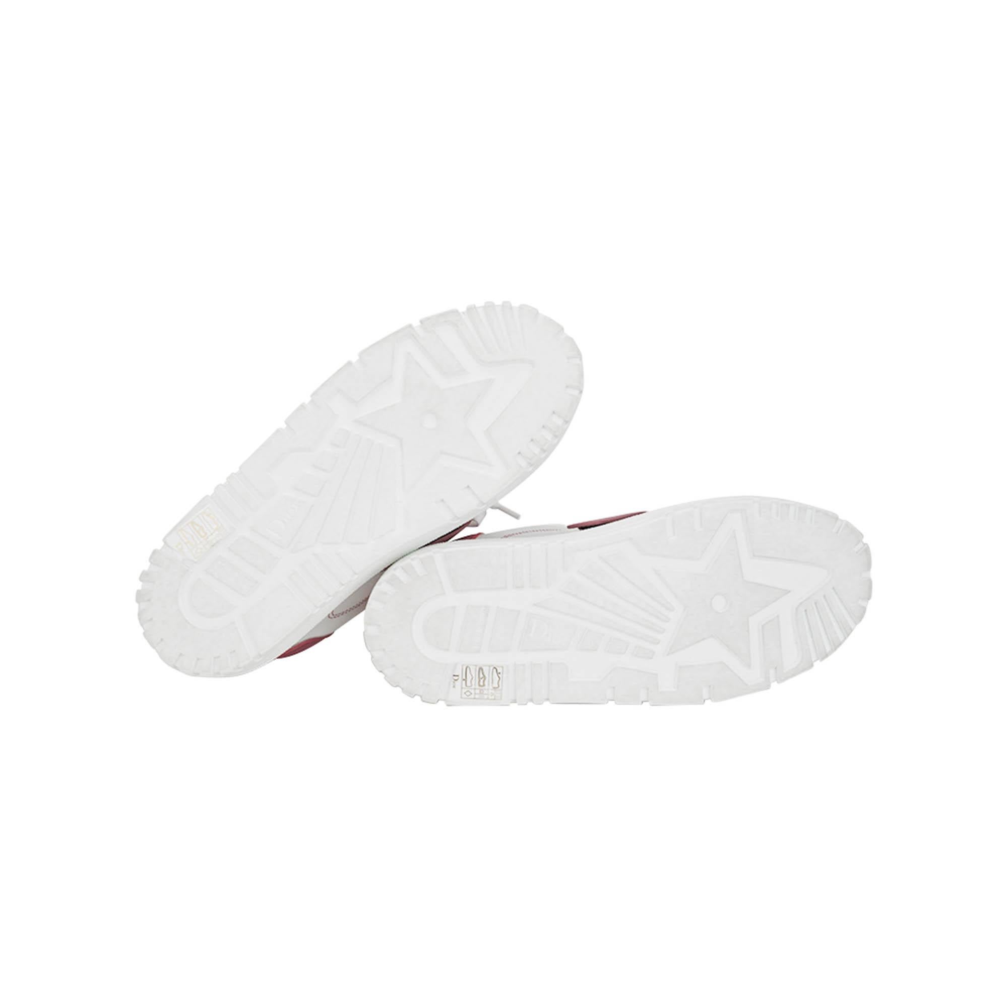 Christian Dior Zapatilla Dior-ID Blanco y Framboise 37,5 en venta 1