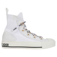 Christian Dior Sneaker Walk'n Dior Technical Knit High Top Platform White 37.5