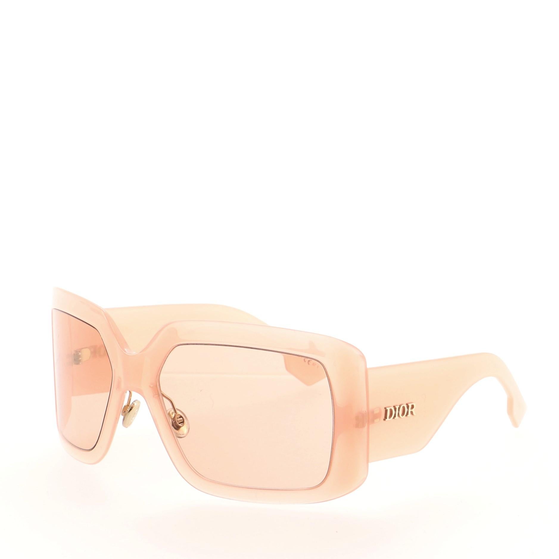 Christian Dior So Light 2 Sunglasses Acetate Pink For Sale at 1stDibs