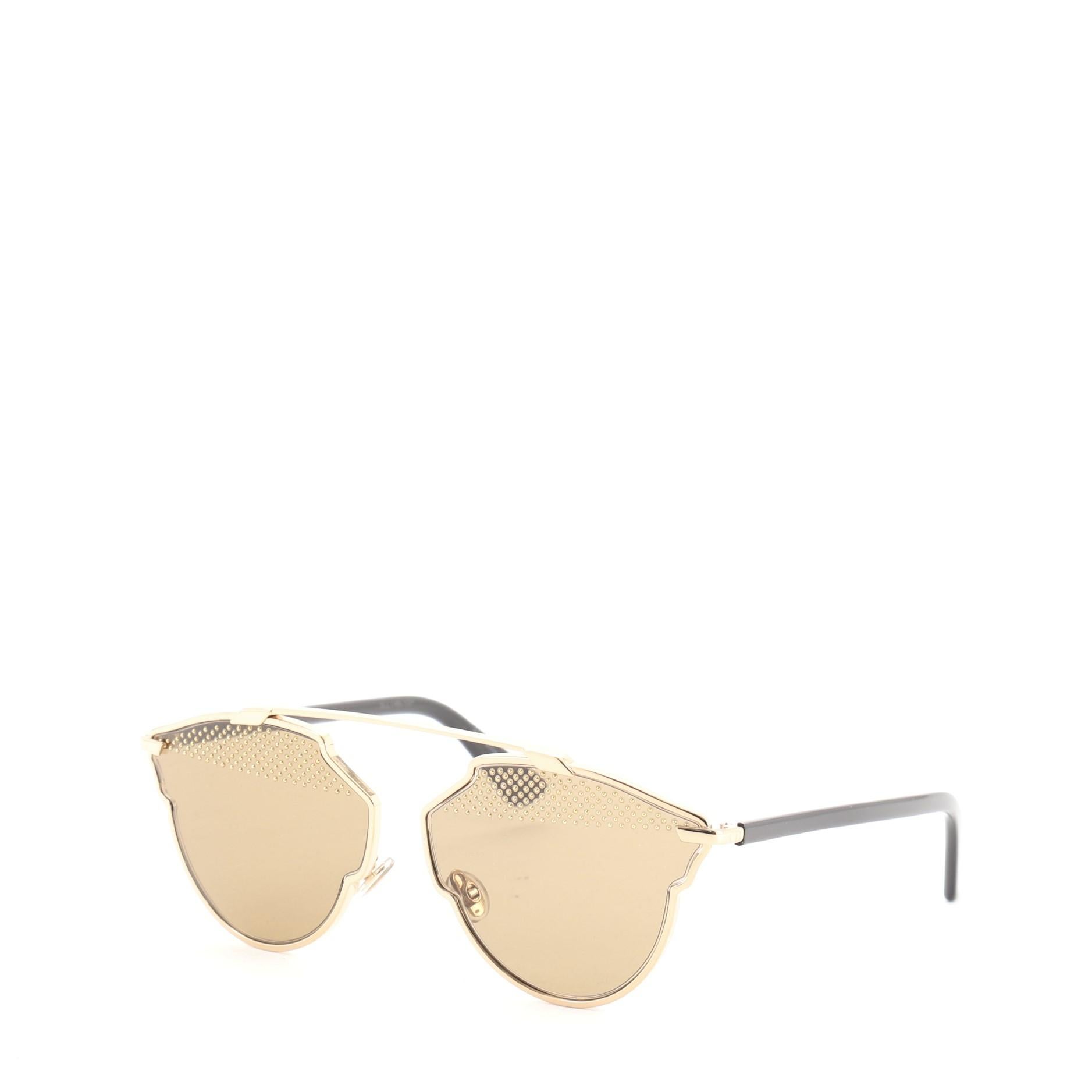 dior gold sunglasses