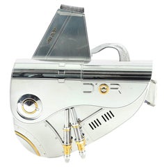 Christian Dior Sorayama Saddle Crossbody Bag Metal
