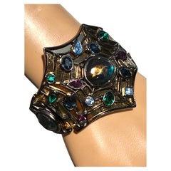 Vintage Christian Dior Spiderman cuff bracelet