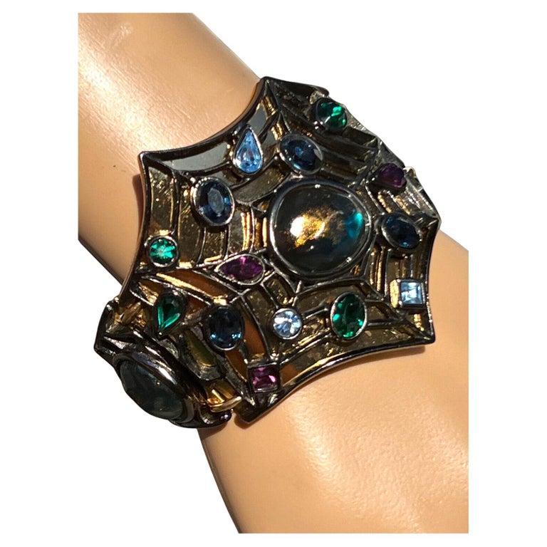 Christian Dior Spiderman cuff bracelet For Sale at 1stDibs