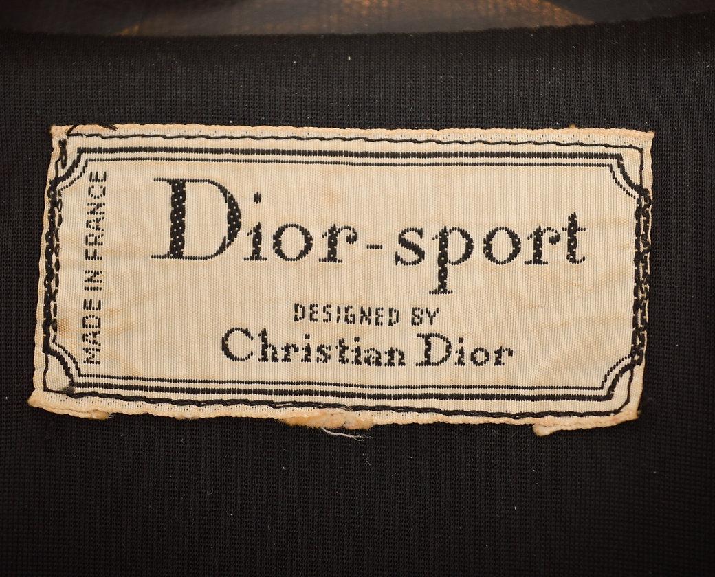 Christian Dior Sport 1950er Schwarzer Lack-Vinyl-Trenchcoat im Zustand „Gut“ im Angebot in Sheffield, GB