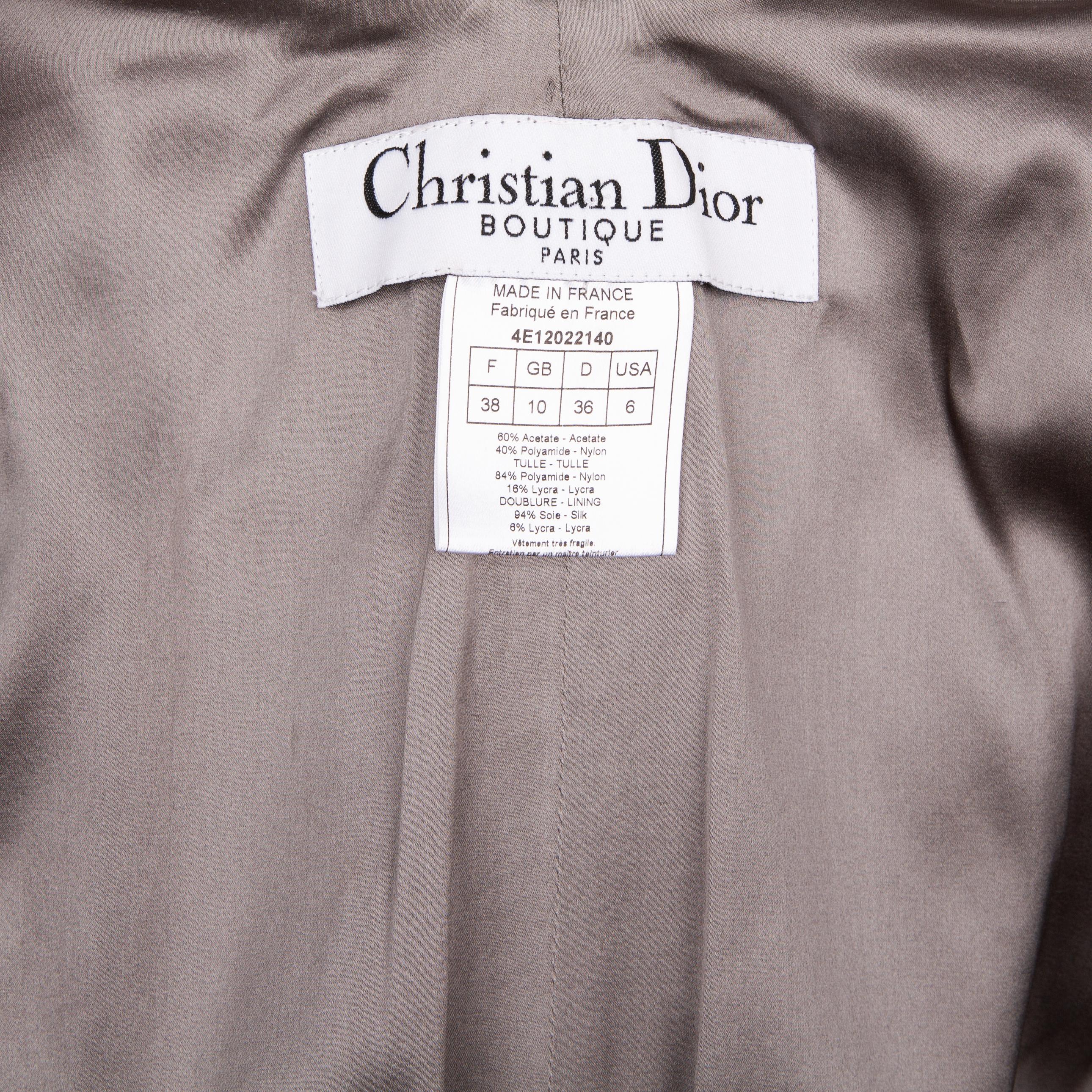 Christian Dior Spring 2004 Runway Blazer Jacket In Excellent Condition In San Diego, CA
