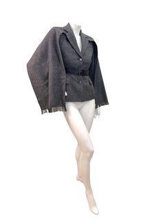 Christian Dior Spring 2011 Galliano Three-Piece Tailored Wool Blazer FR 36