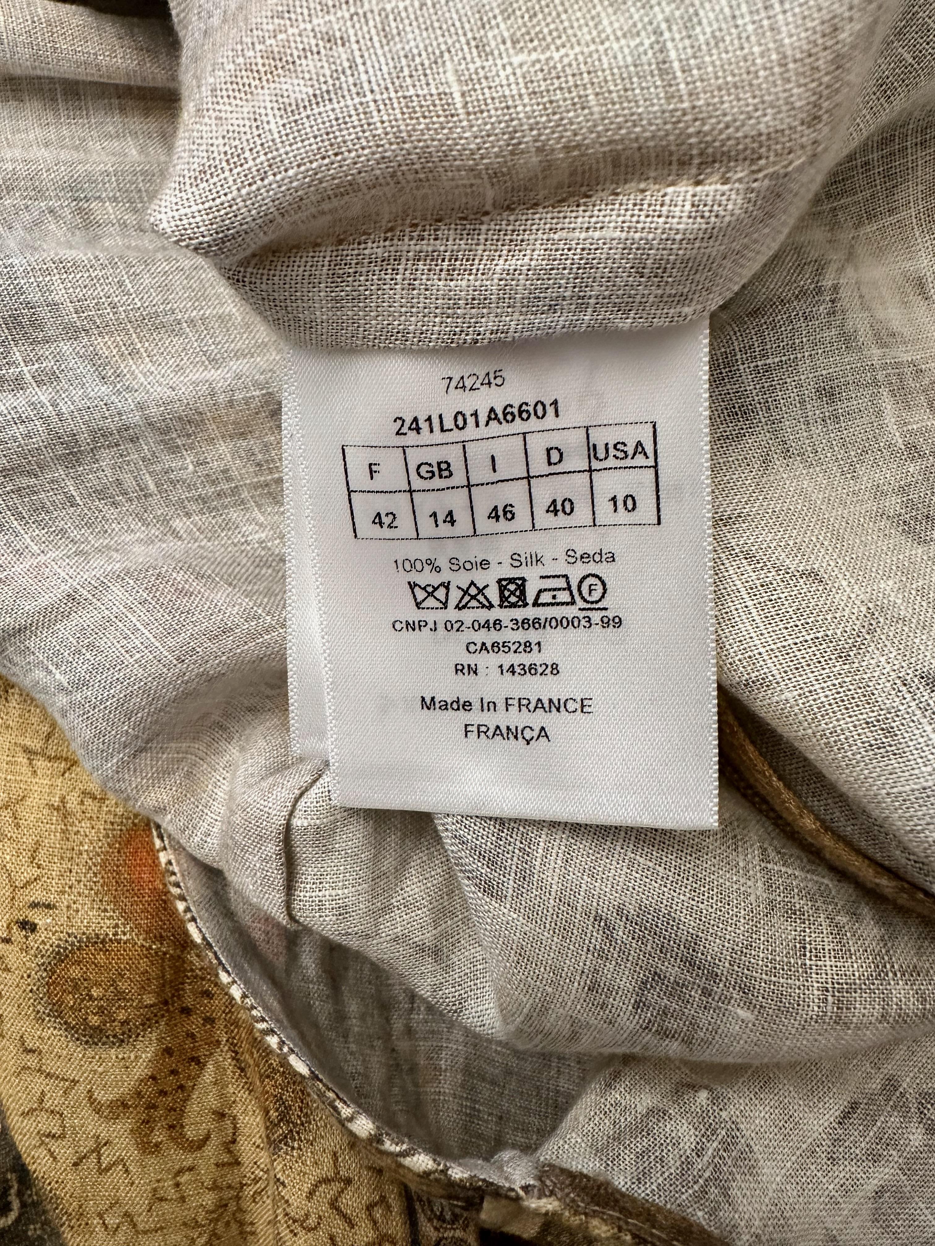 Christian Dior Printemps 2021 - Robe en soie de style bohème 6