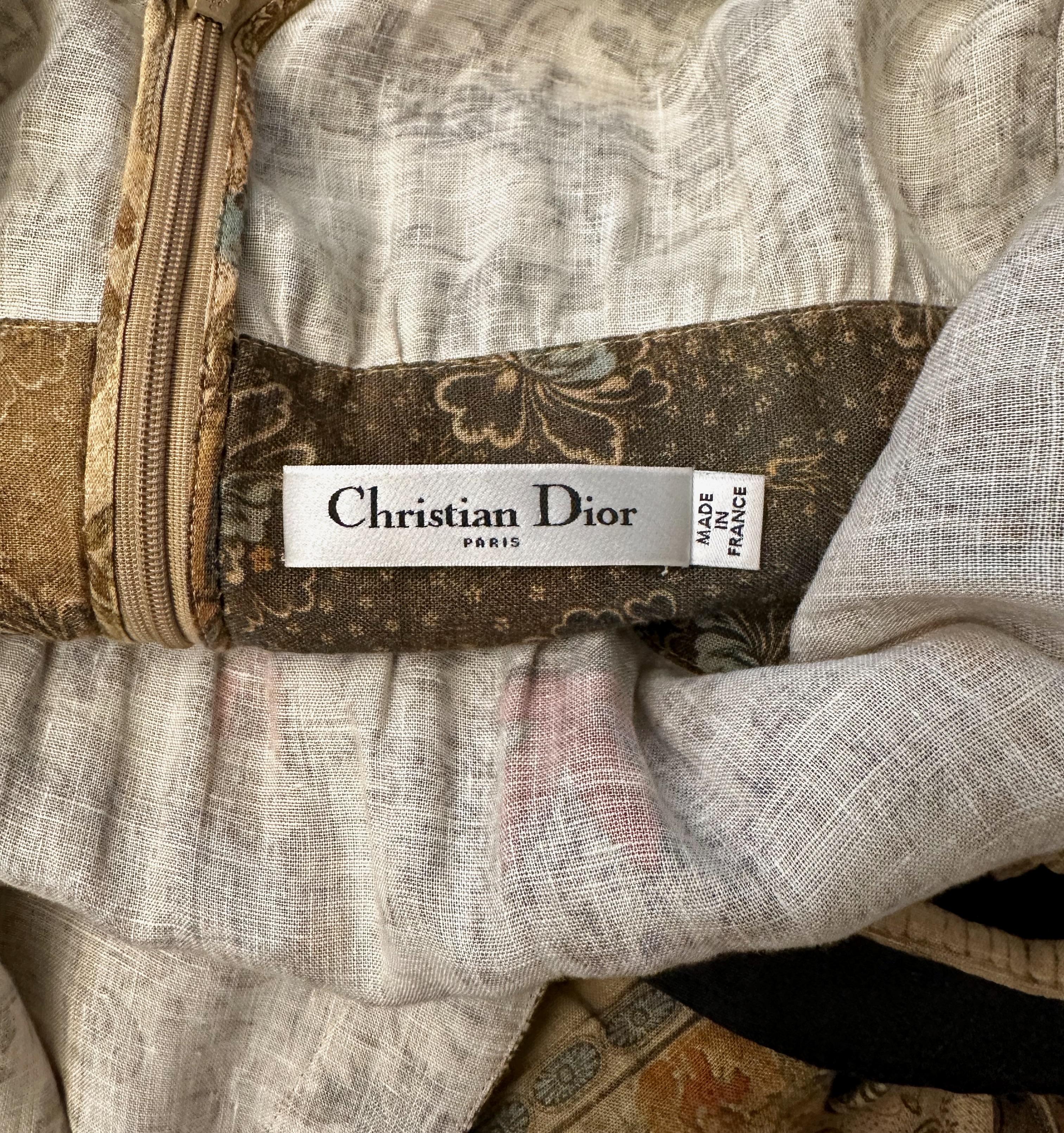 Christian Dior Printemps 2021 - Robe en soie de style bohème 5