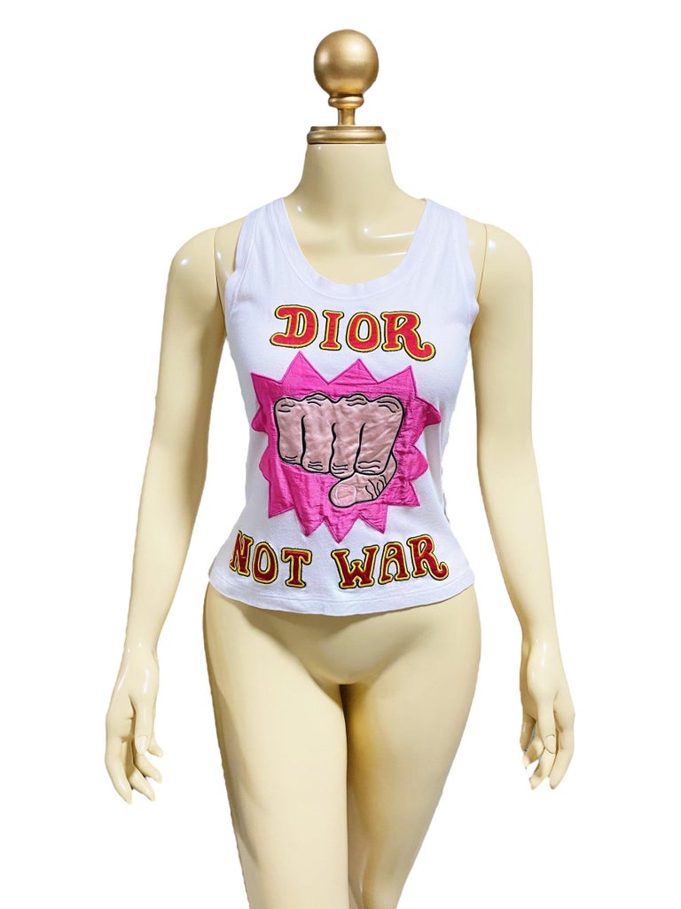 Christian Dior - Spring/Summer 2005 Runway DIOR not war tank top