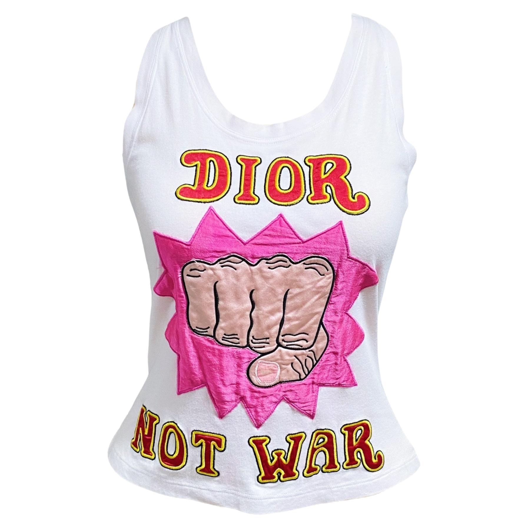 Christian Dior - Spring/Summer 2005 Runway DIOR not war tank top