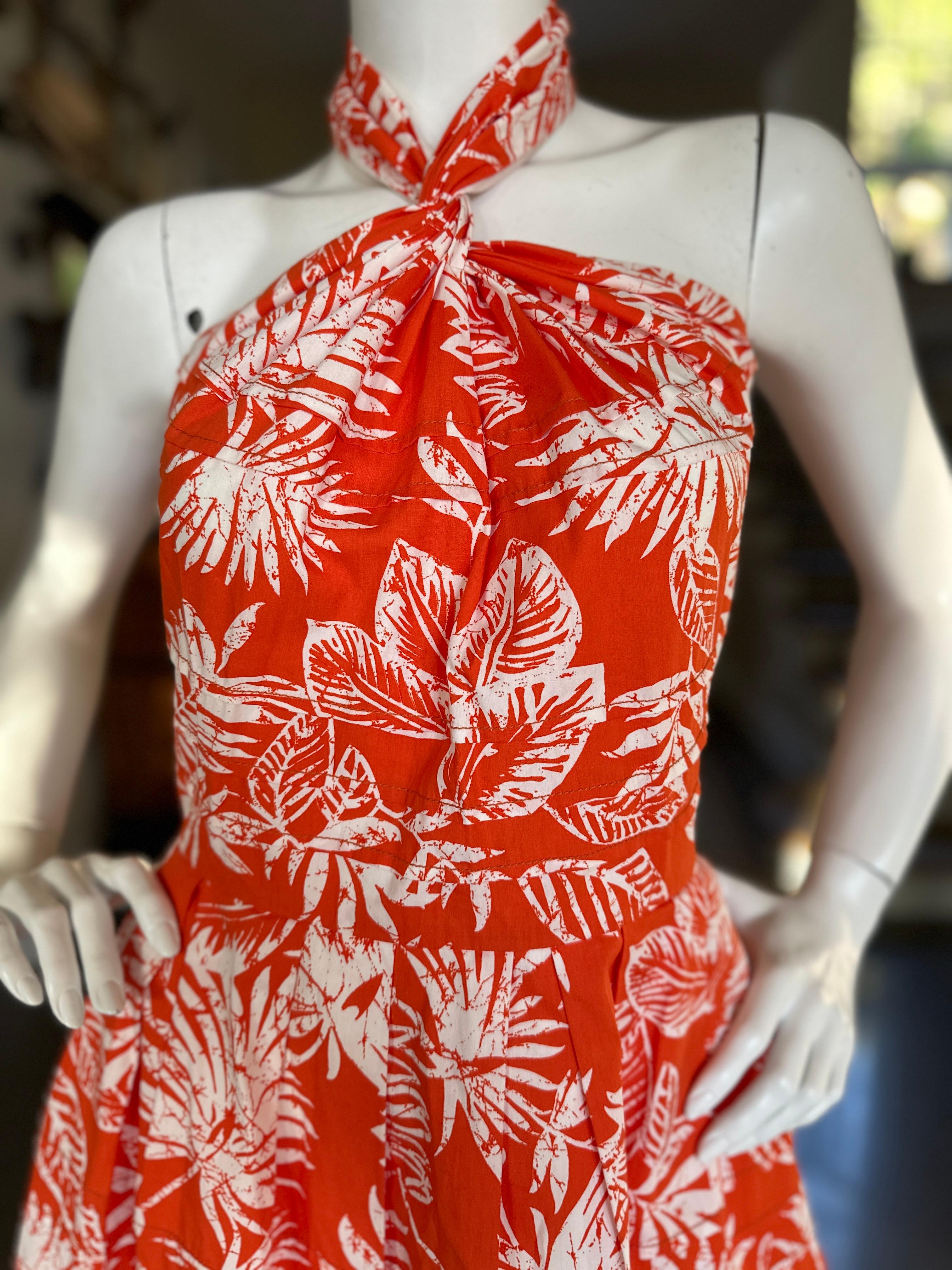 Women's Christian Dior Spring Summer 2011 by John Galliano Cotton Sun Dress For Sale