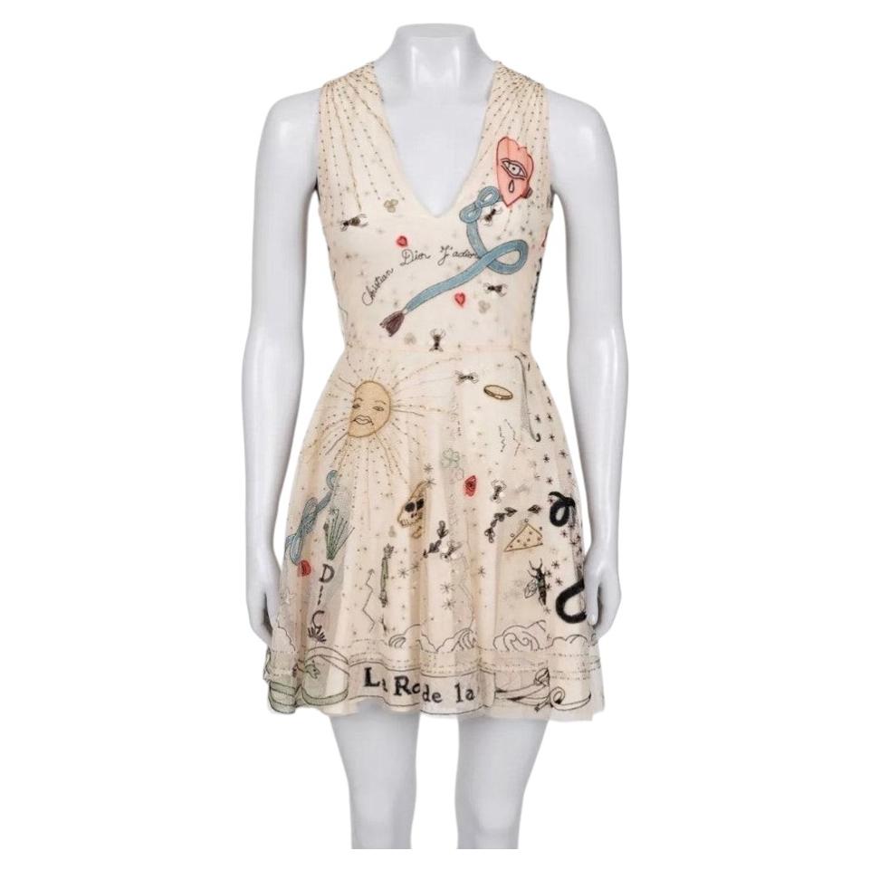 Christian Dior SS17 'La Roue de la Fortune' Dress sz.S