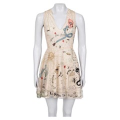 Christian Dior SS17 „La Roue de la Fortune“-Kleid, Größe S