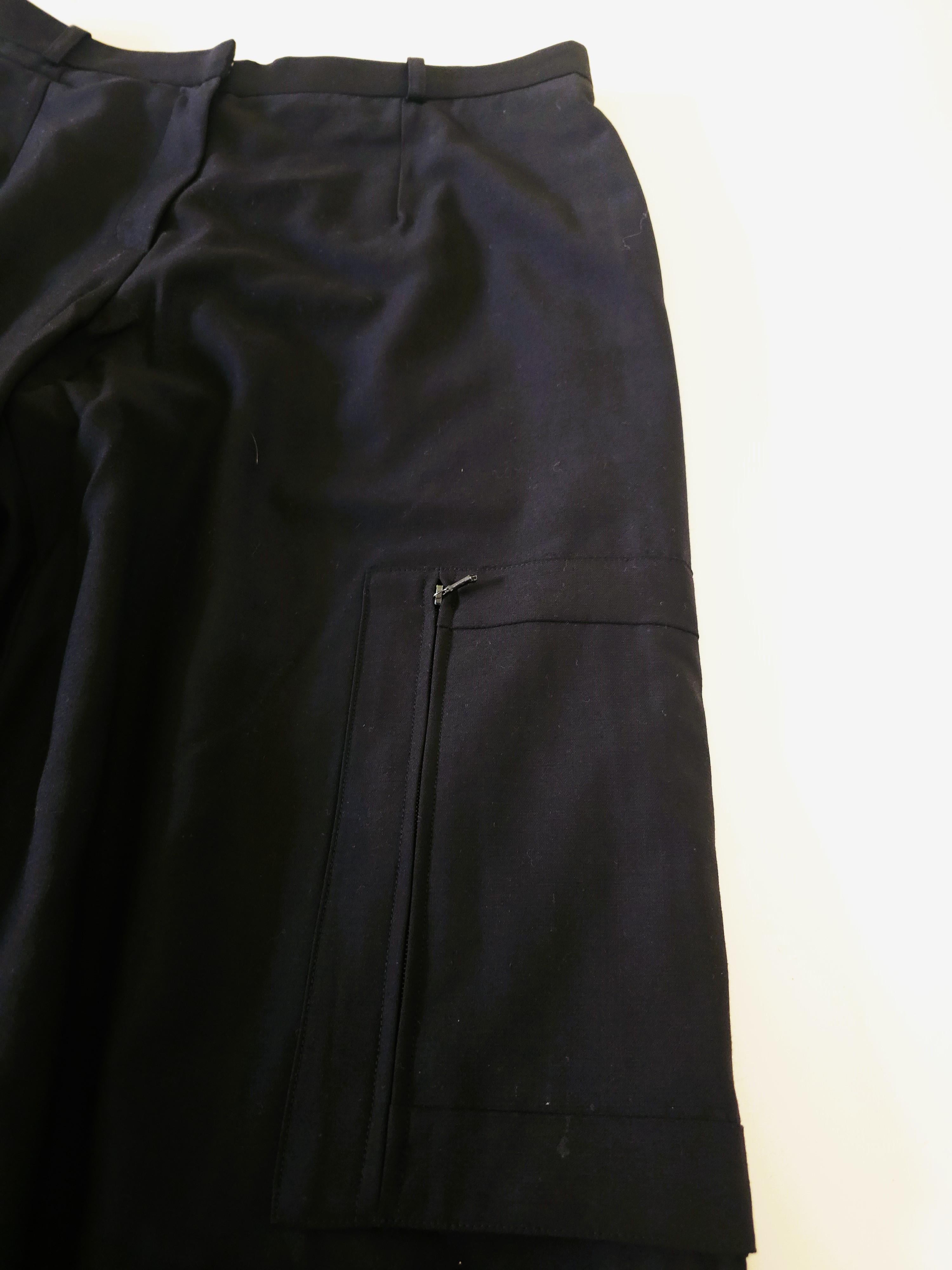 Christian Dior SS2009 Schwarze Cargohose - von John Galliano im Angebot 9