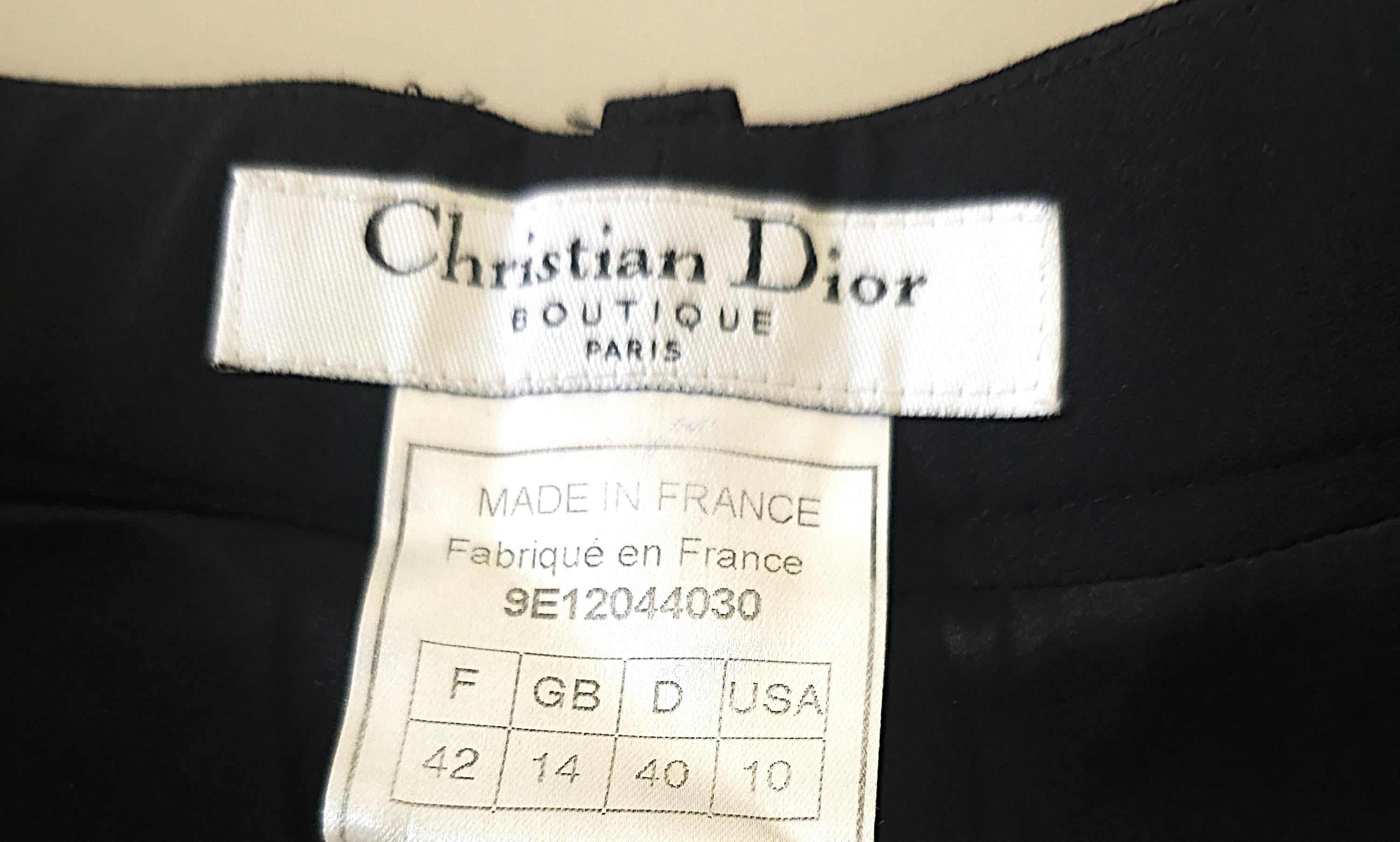 Christian Dior SS2009 Schwarze Cargohose - von John Galliano im Angebot 12