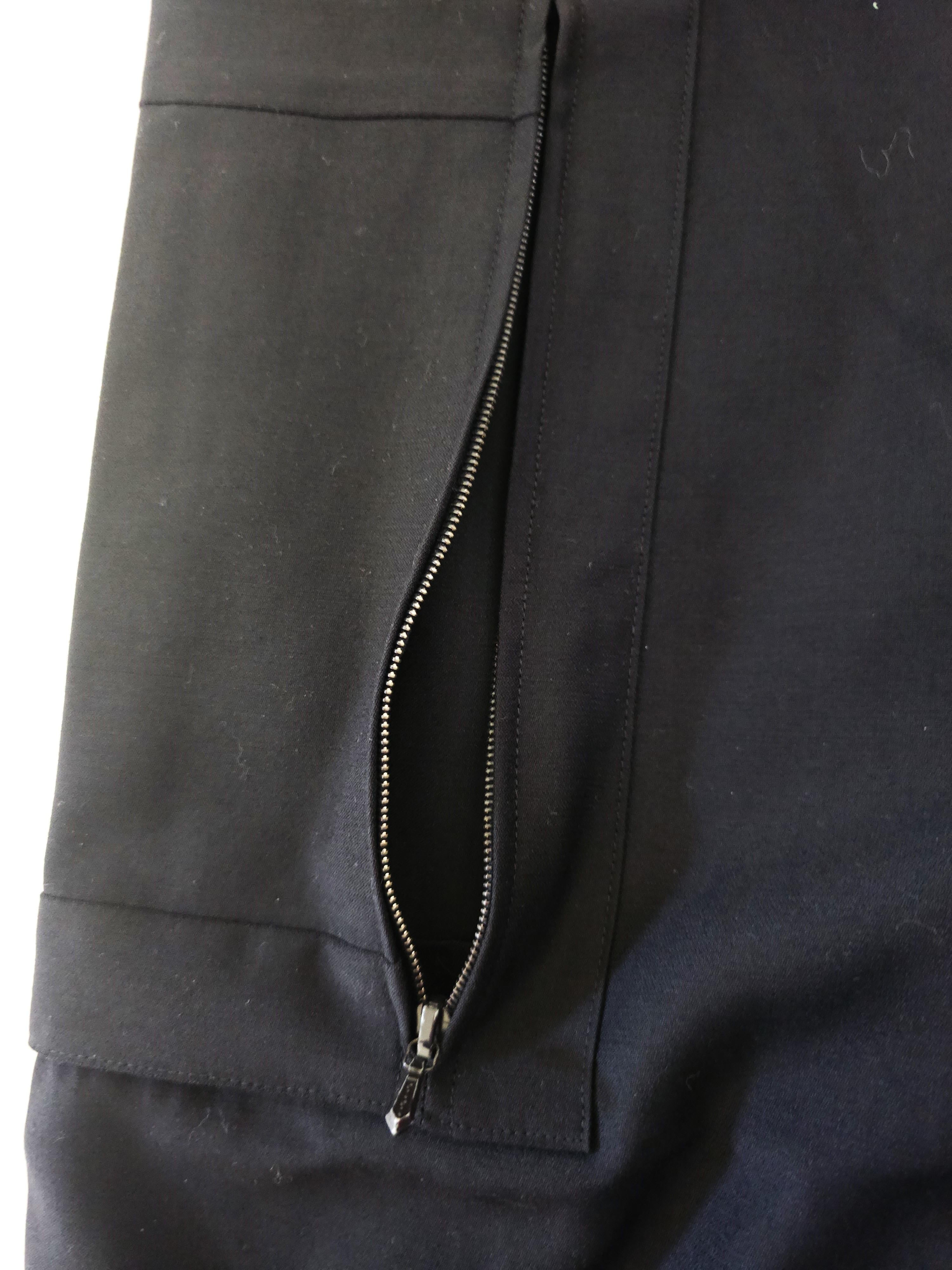 Christian Dior SS2009 Schwarze Cargohose - von John Galliano im Angebot 13