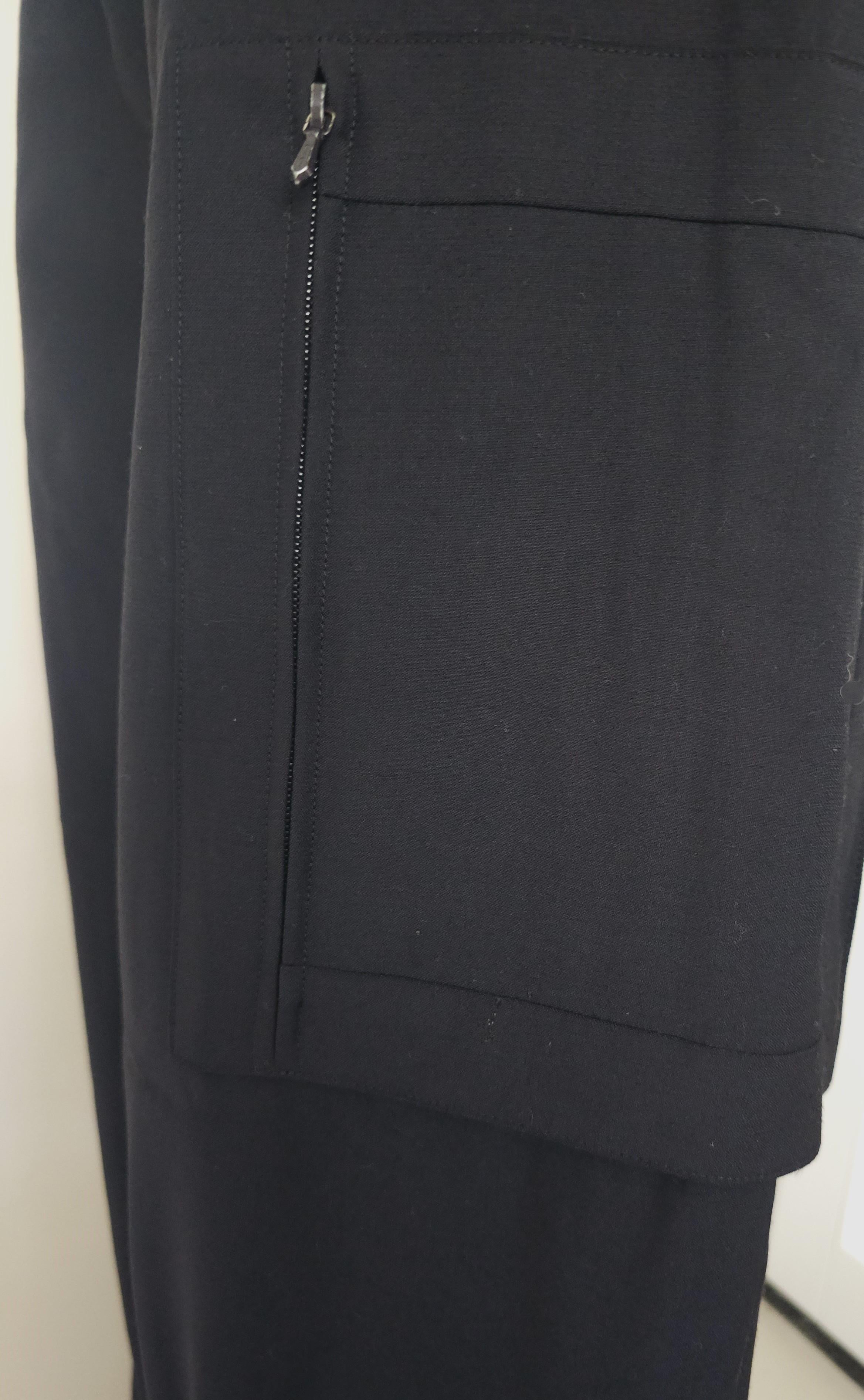 Christian Dior SS2009 Schwarze Cargohose - von John Galliano im Angebot 4