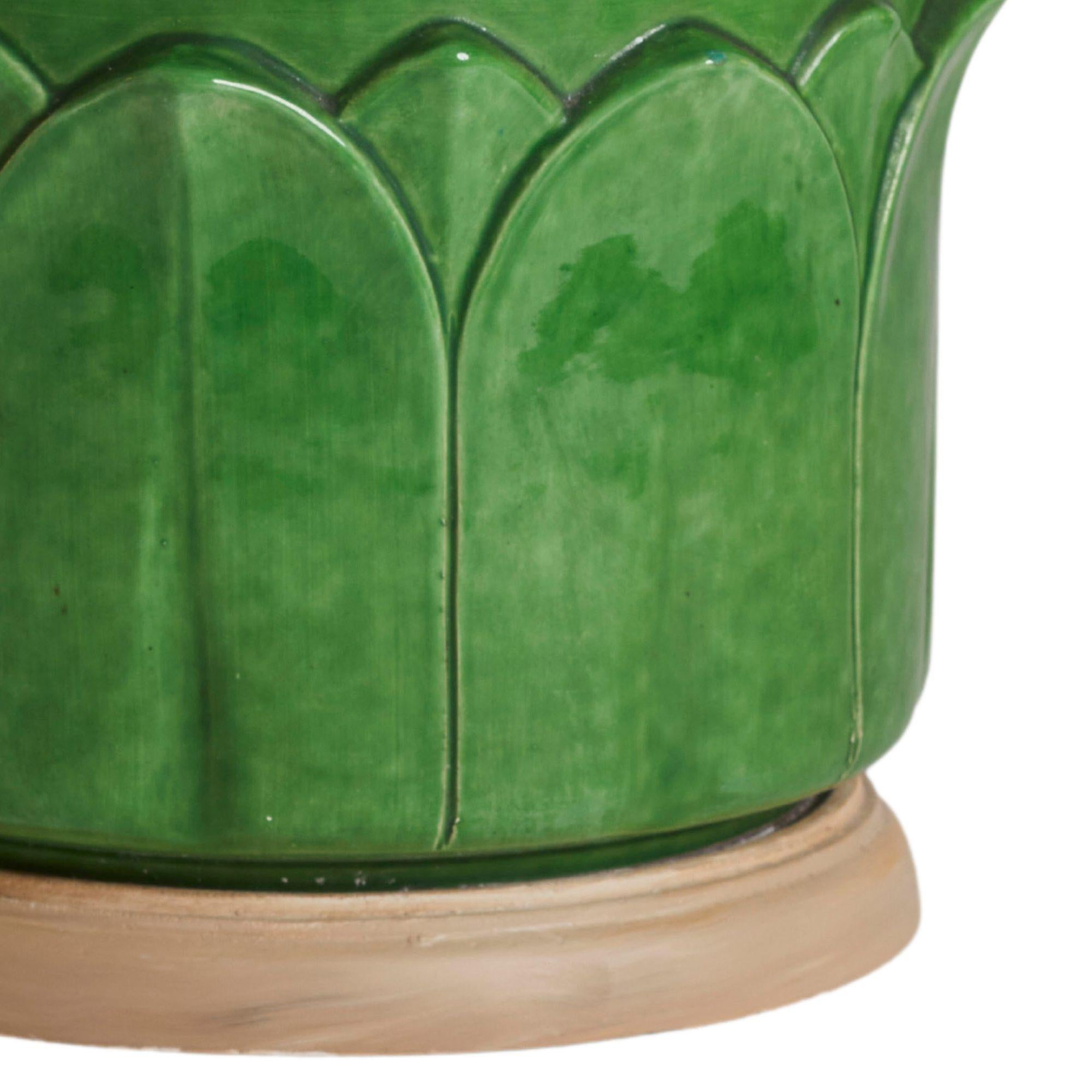 Late 20th Century Christian Dior Stamped Ceramic Planter & Orchid Pot, 1970s