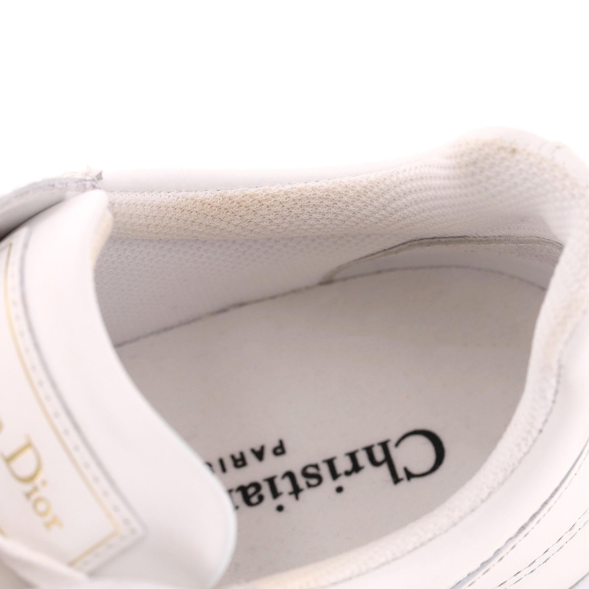 Christian Dior Star Leather & Suede Sneakers For Sale 6