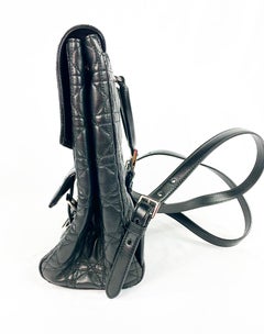 Christian Dior Stardust Black Leather Cannage Qulit Backpack