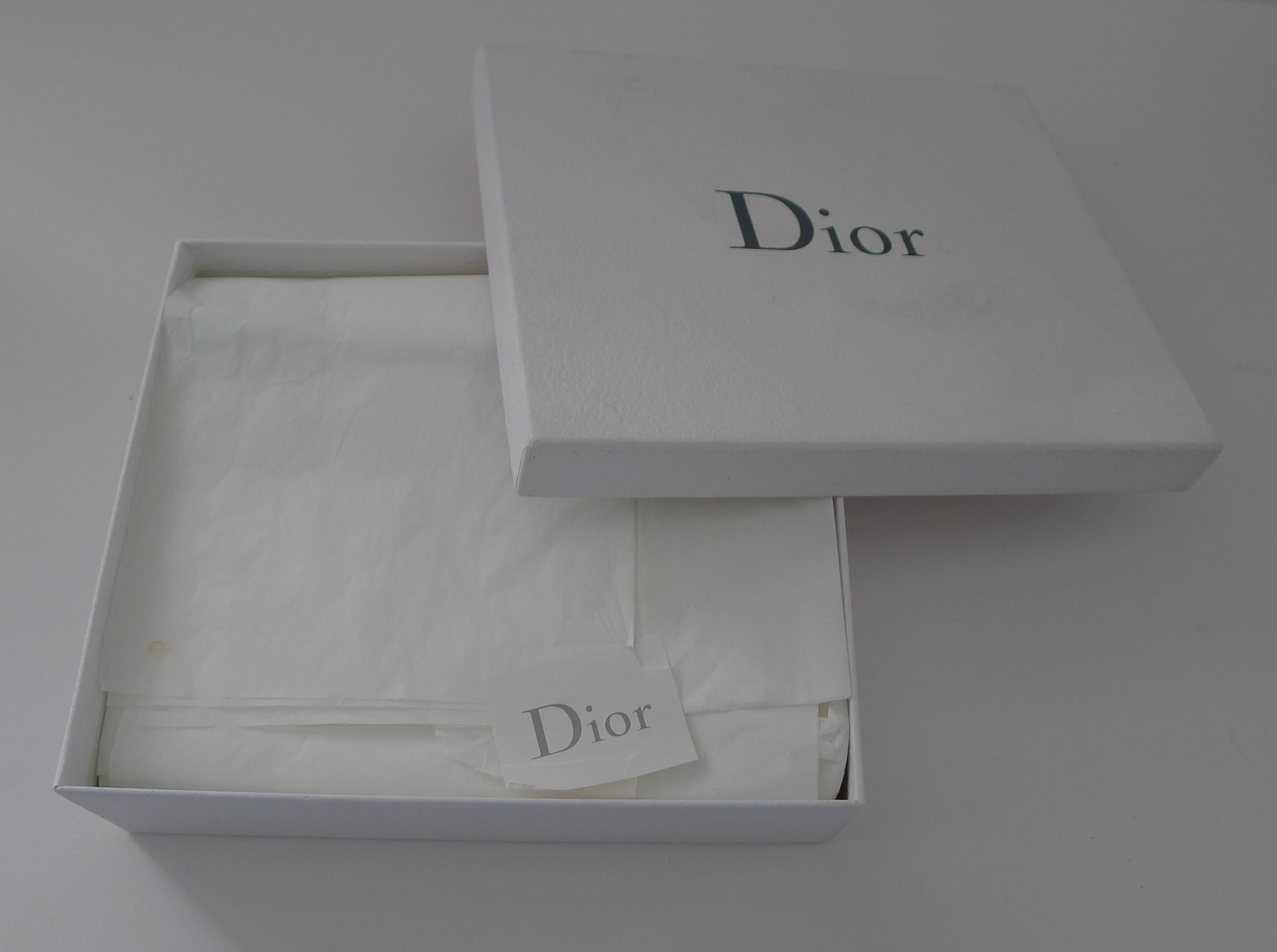 Modern Christian Dior Sterling Silver Picture Frame