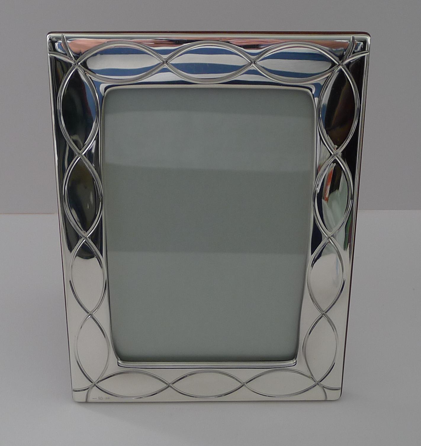 Christian Dior Sterling Silver Picture Frame In Good Condition In Bath, GB