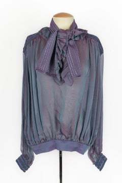 Christian Dior stole and blouse Winter 1993